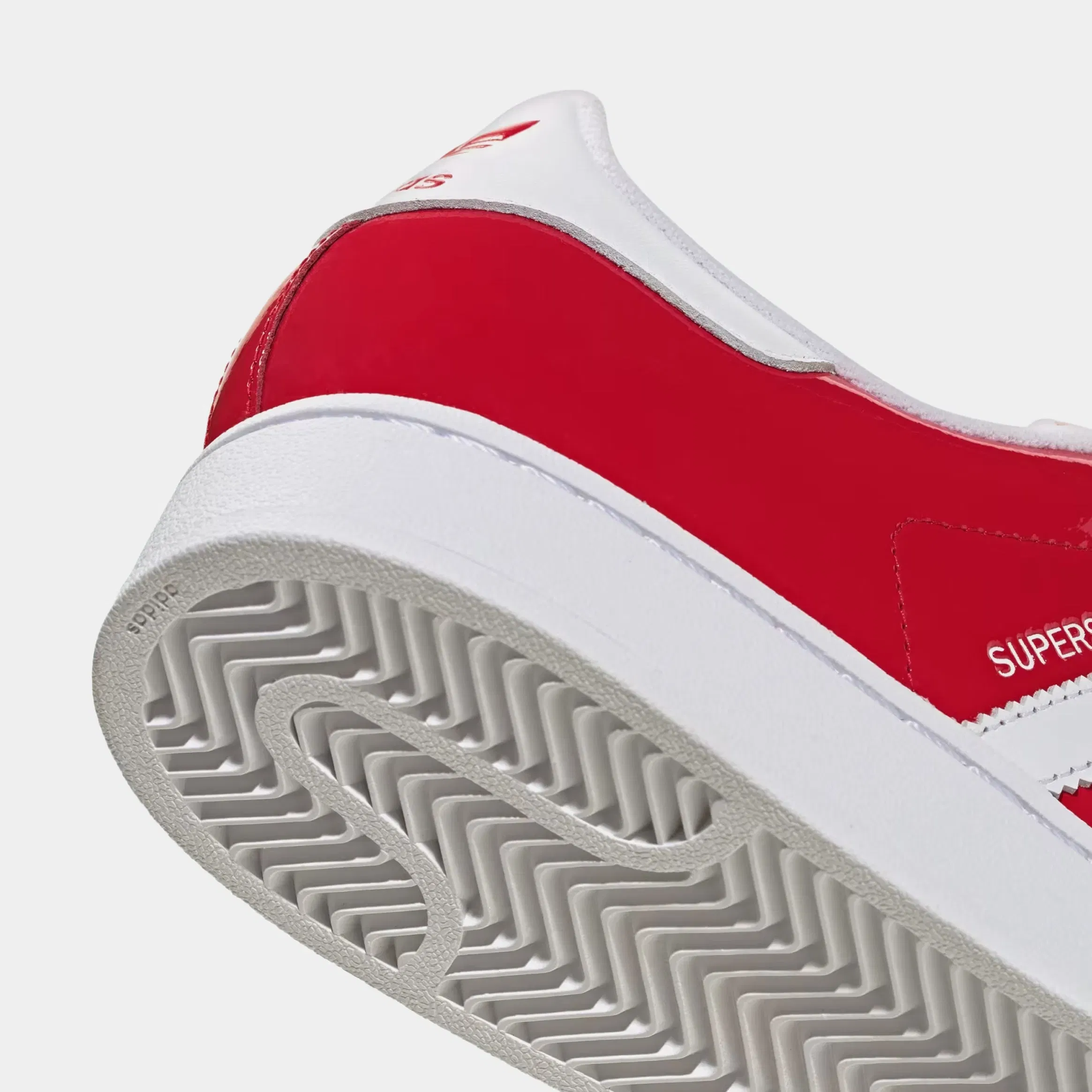 adidas Superstar II Mens Lifestyle Shoes (Better Scarlet/White/Better Scarlet)