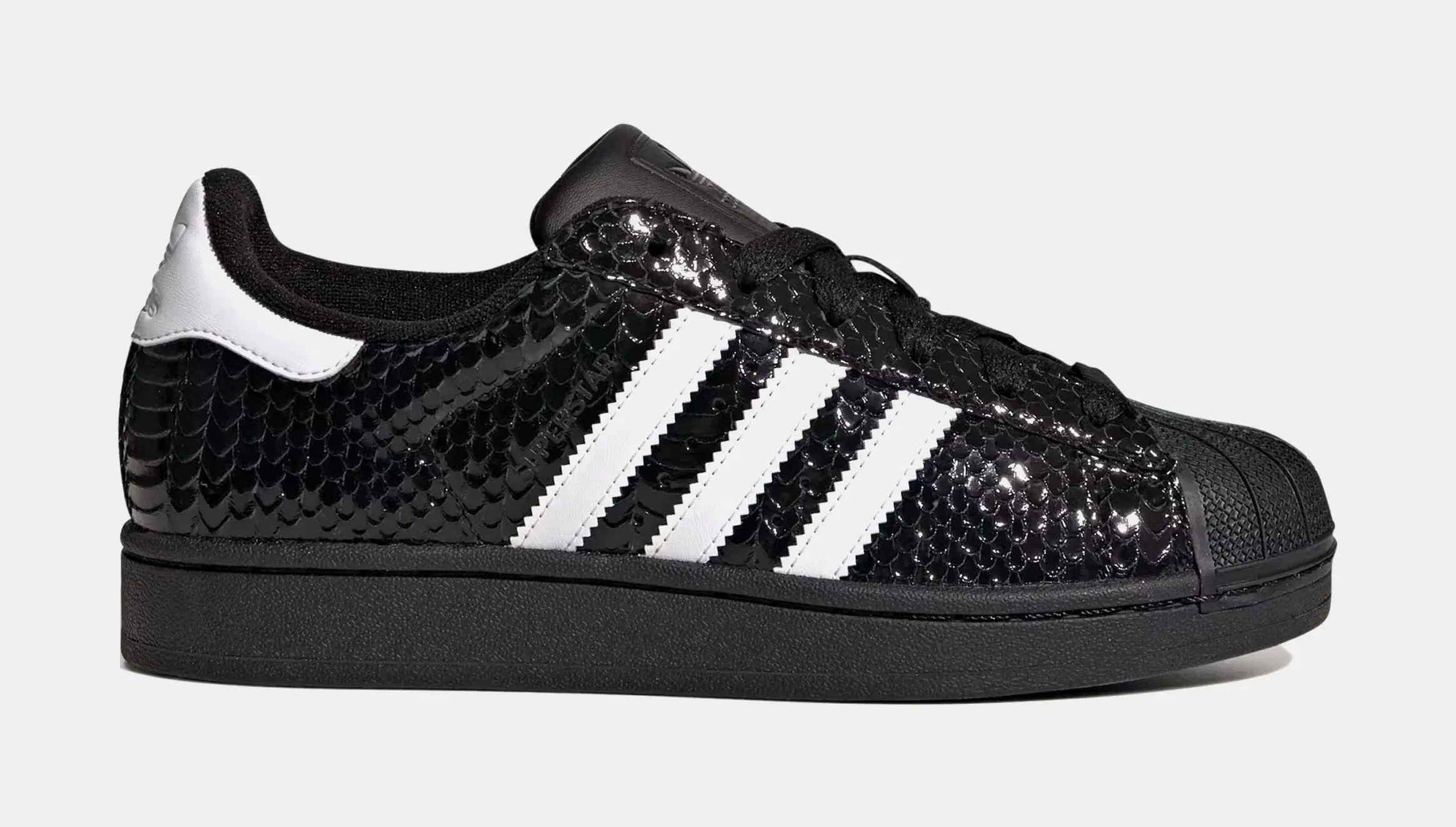 adidas Superstar II Womens Lifestyle Shoes (Core Black/White/Core Black)