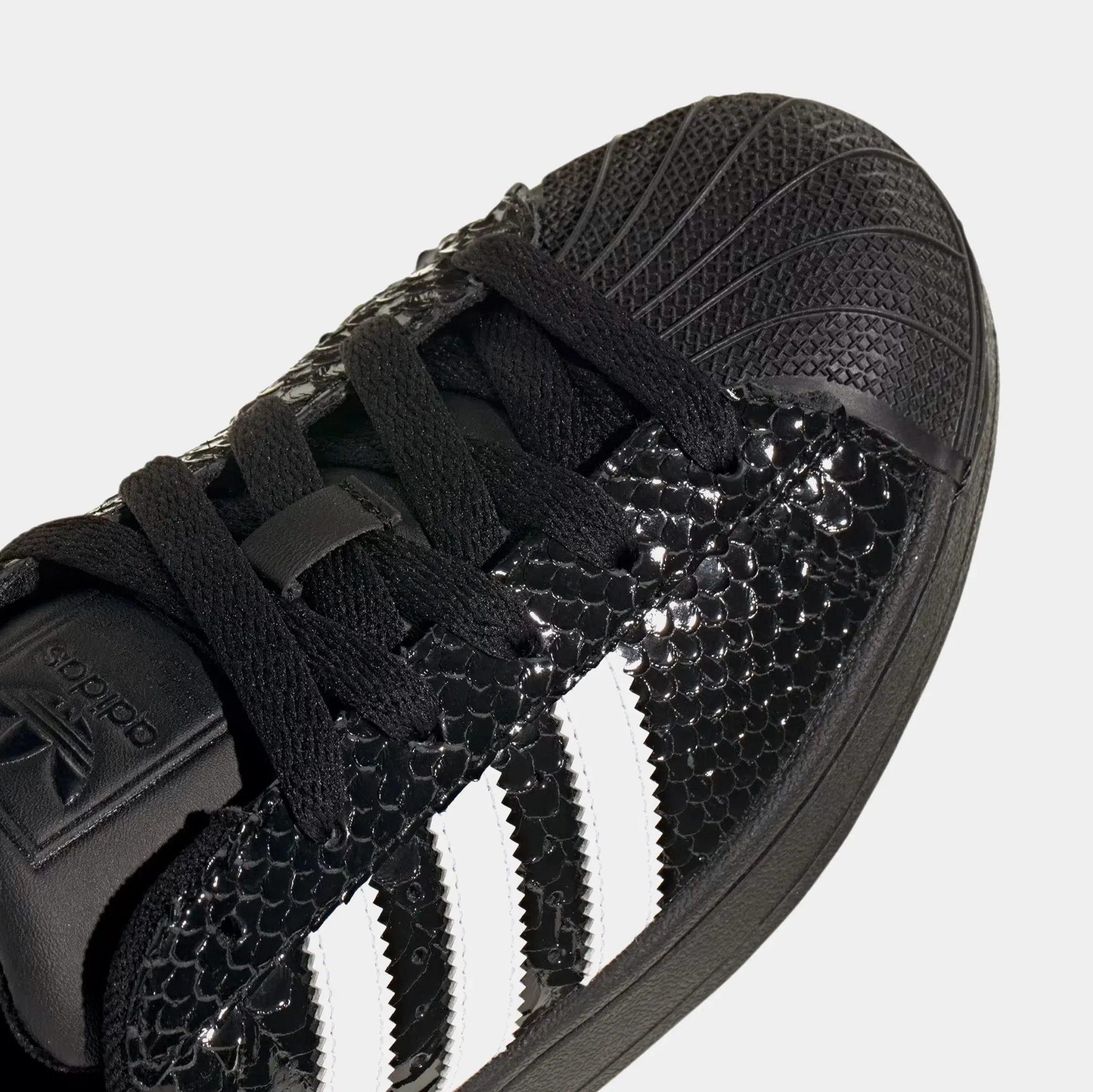 adidas Superstar II Womens Lifestyle Shoes (Core Black/White/Core Black)