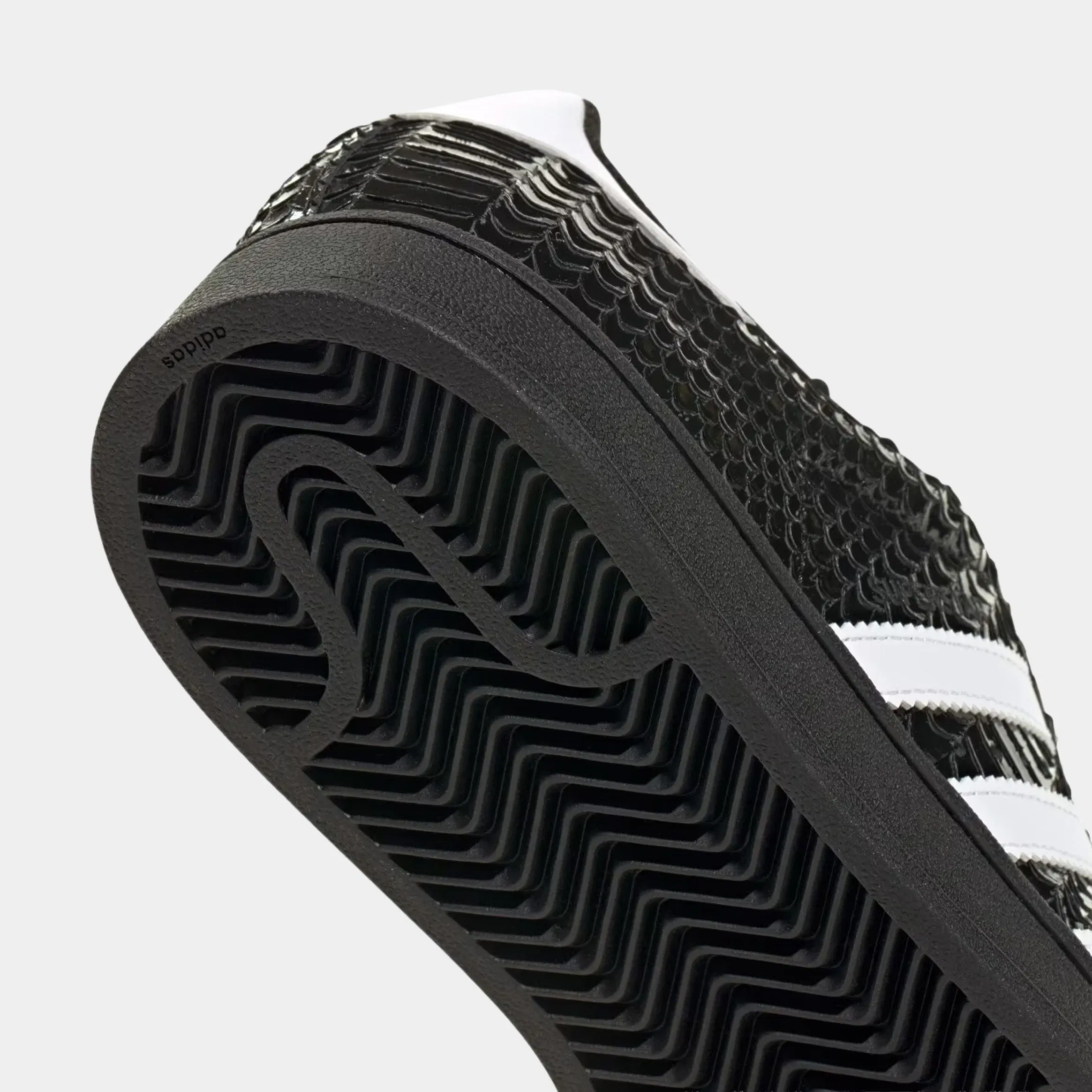 adidas Superstar II Womens Lifestyle Shoes (Core Black/White/Core Black)