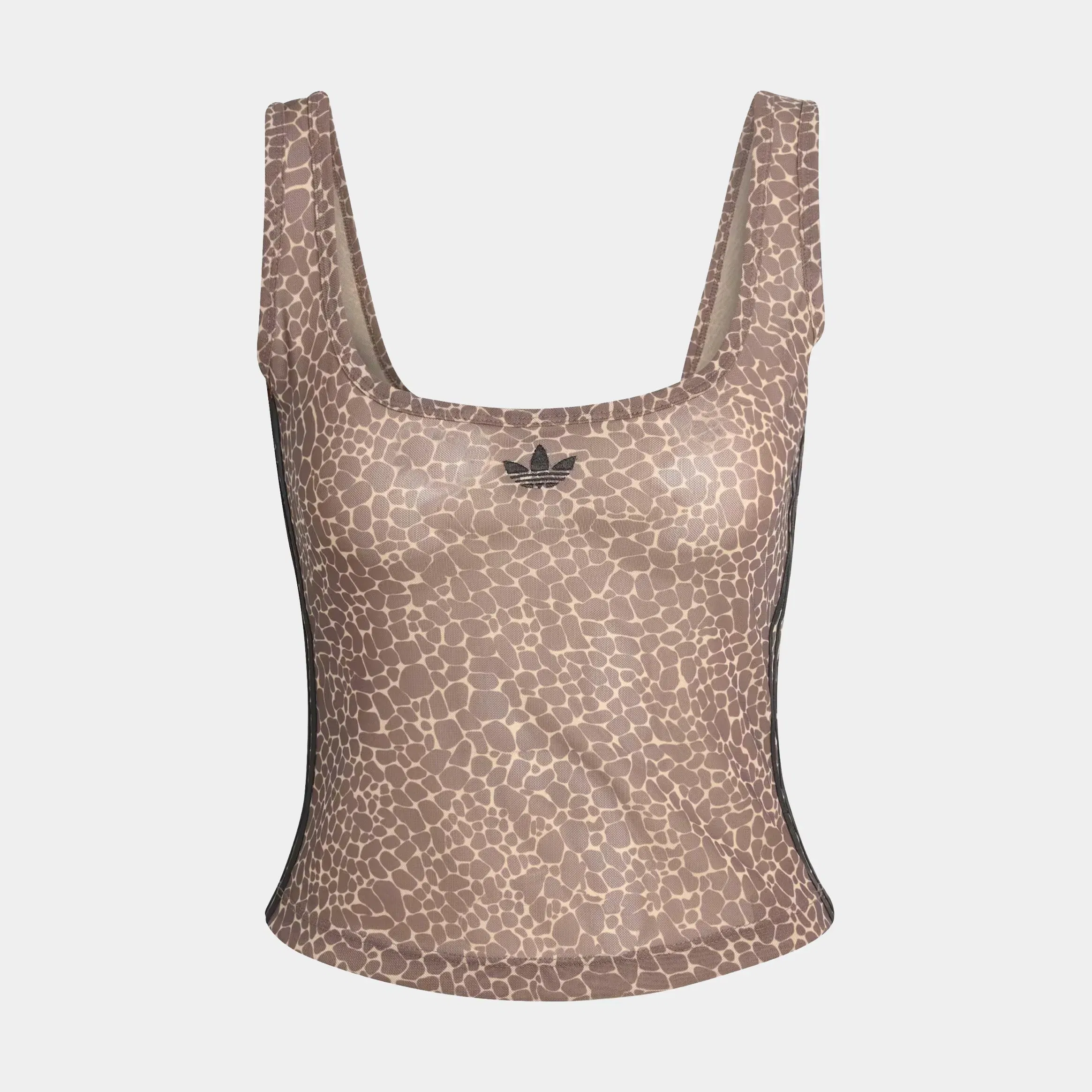 adidas Python All Over Print Womens Tank Top (Earth Strata/Stone Khaki)