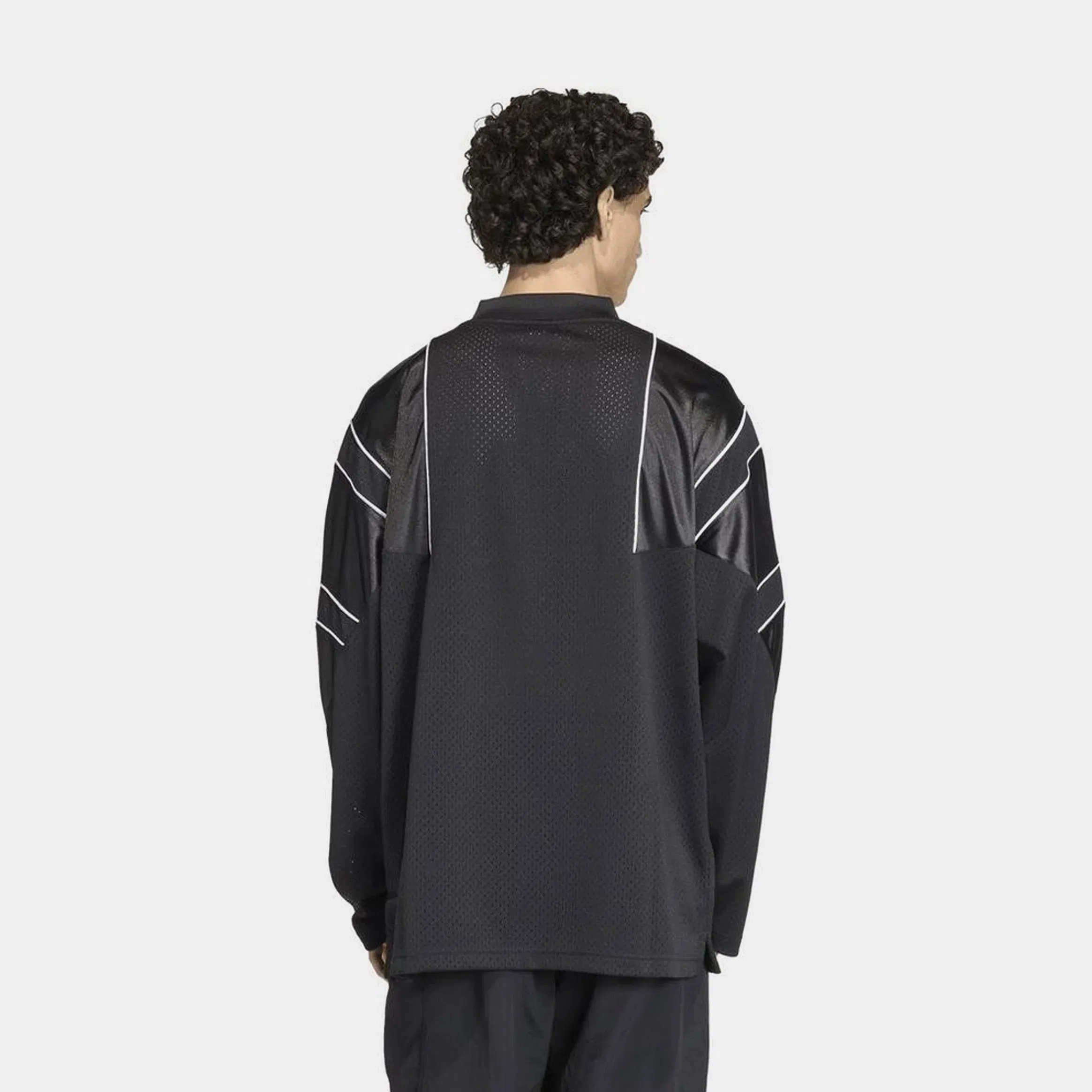 adidas Long Sleeve Mens Jersey (Black)