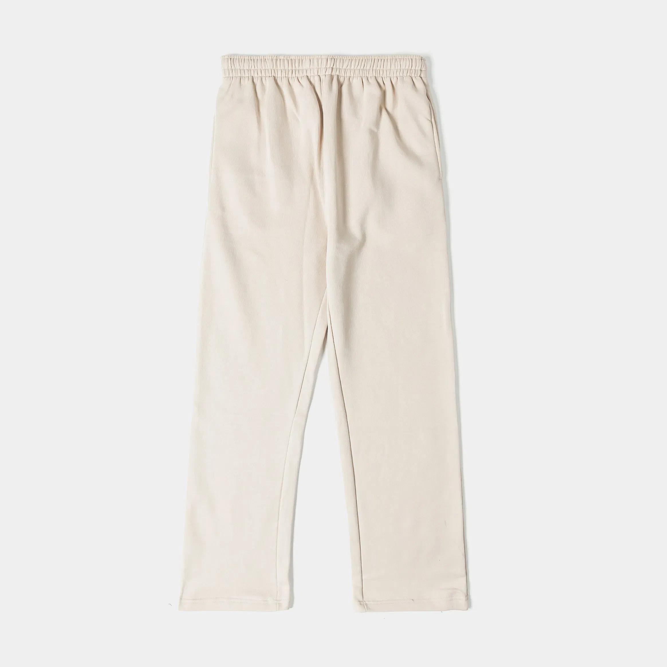 MAISON ARTICLE Wide Leg Fleece Mens Pants (Stone)