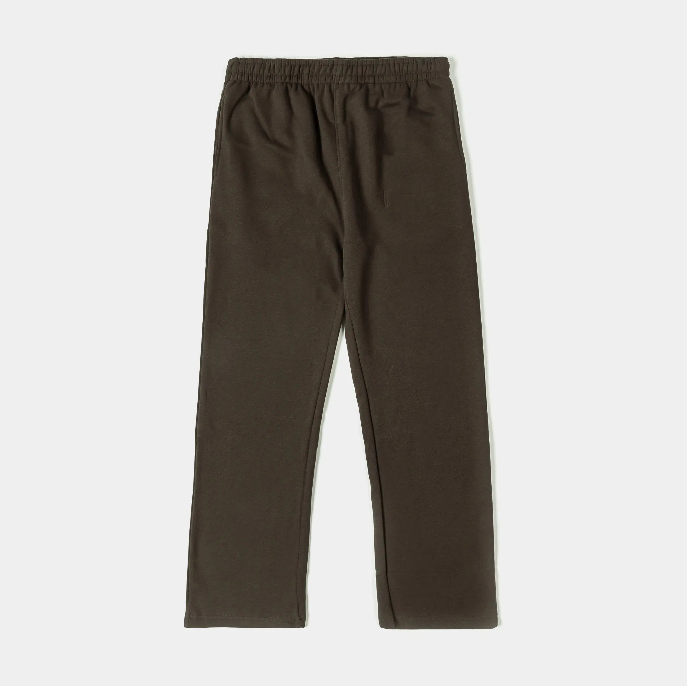 MAISON ARTICLE Wide Leg Fleece Mens Pants (Olive)