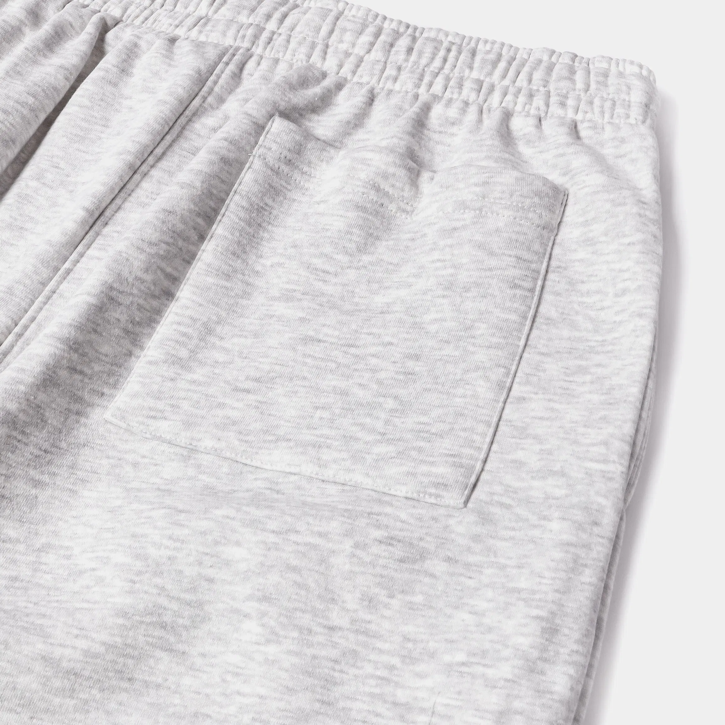 MAISON ARTICLE Wide Leg Fleece Mens Pants (Light Grey)