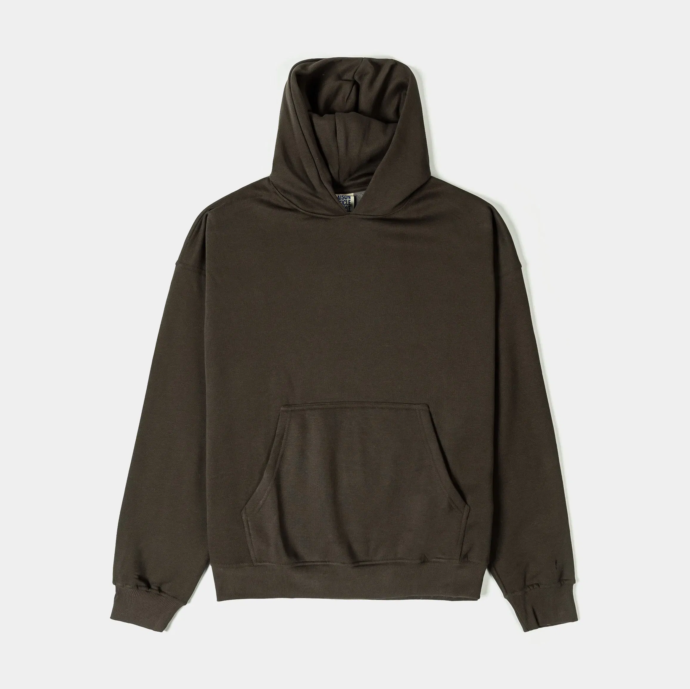 MAISON ARTICLE Pullover Fleece Mens Hoodie (Olive)