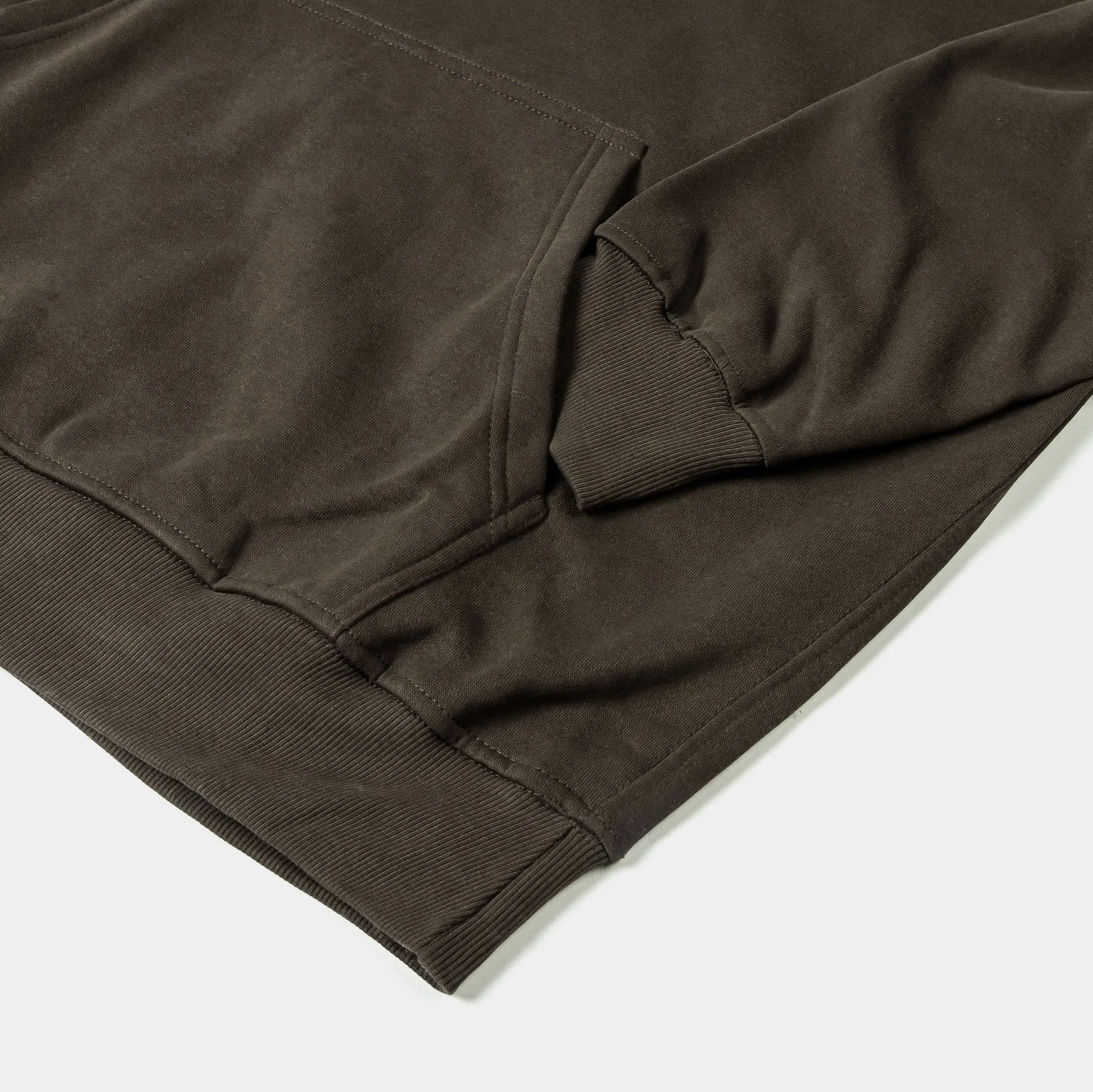 MAISON ARTICLE Pullover Fleece Mens Hoodie (Olive)