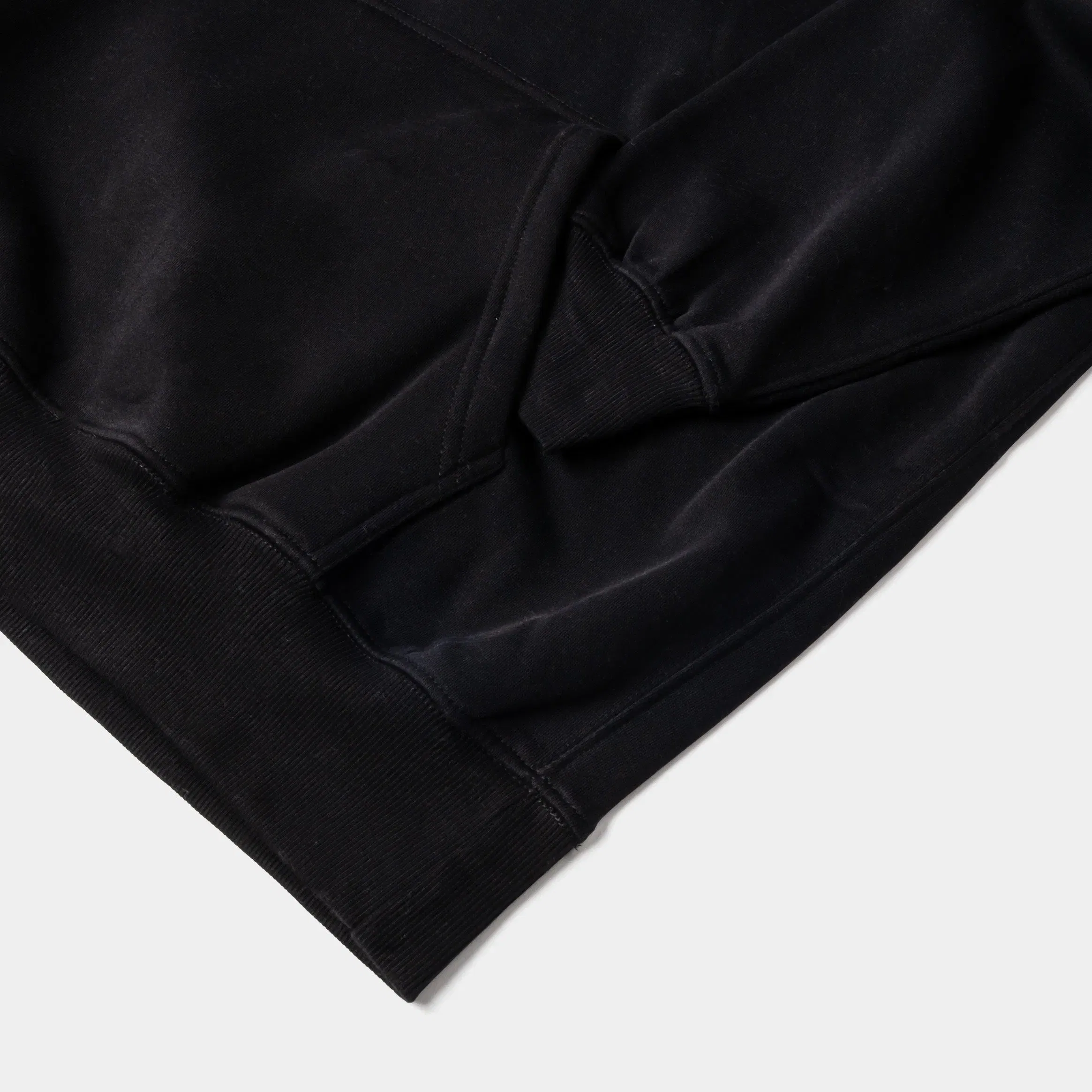 MAISON ARTICLE Pullover Fleece Mens Hoodie (Black)