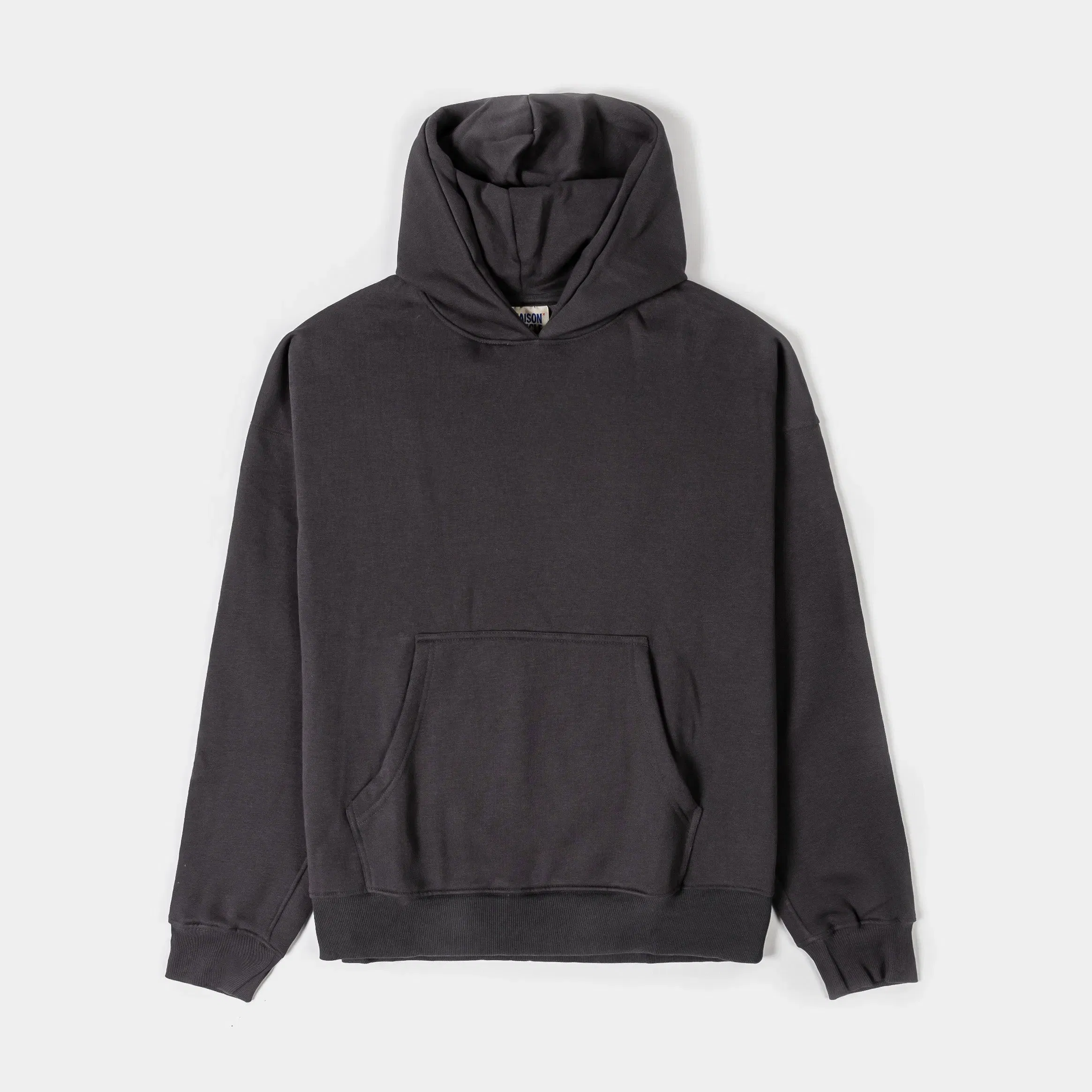 MAISON ARTICLE Pullover Fleece Mens Hoodie (Grey)