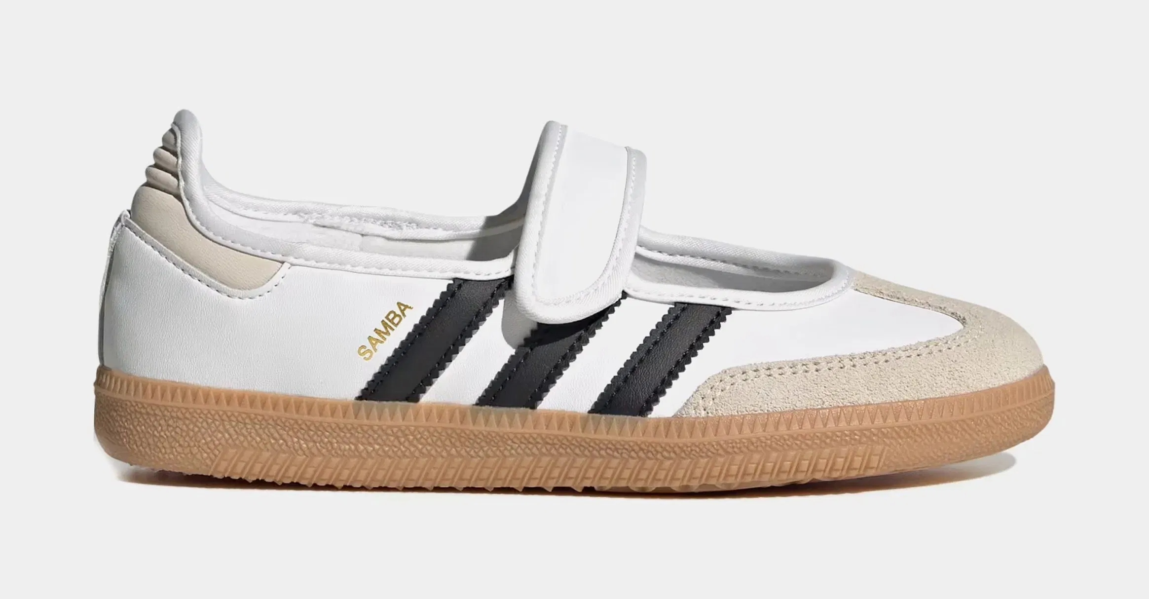 adidas Samba Jane Grade School Lifestyle Shoes (Cloud White/Alumina/Gum)