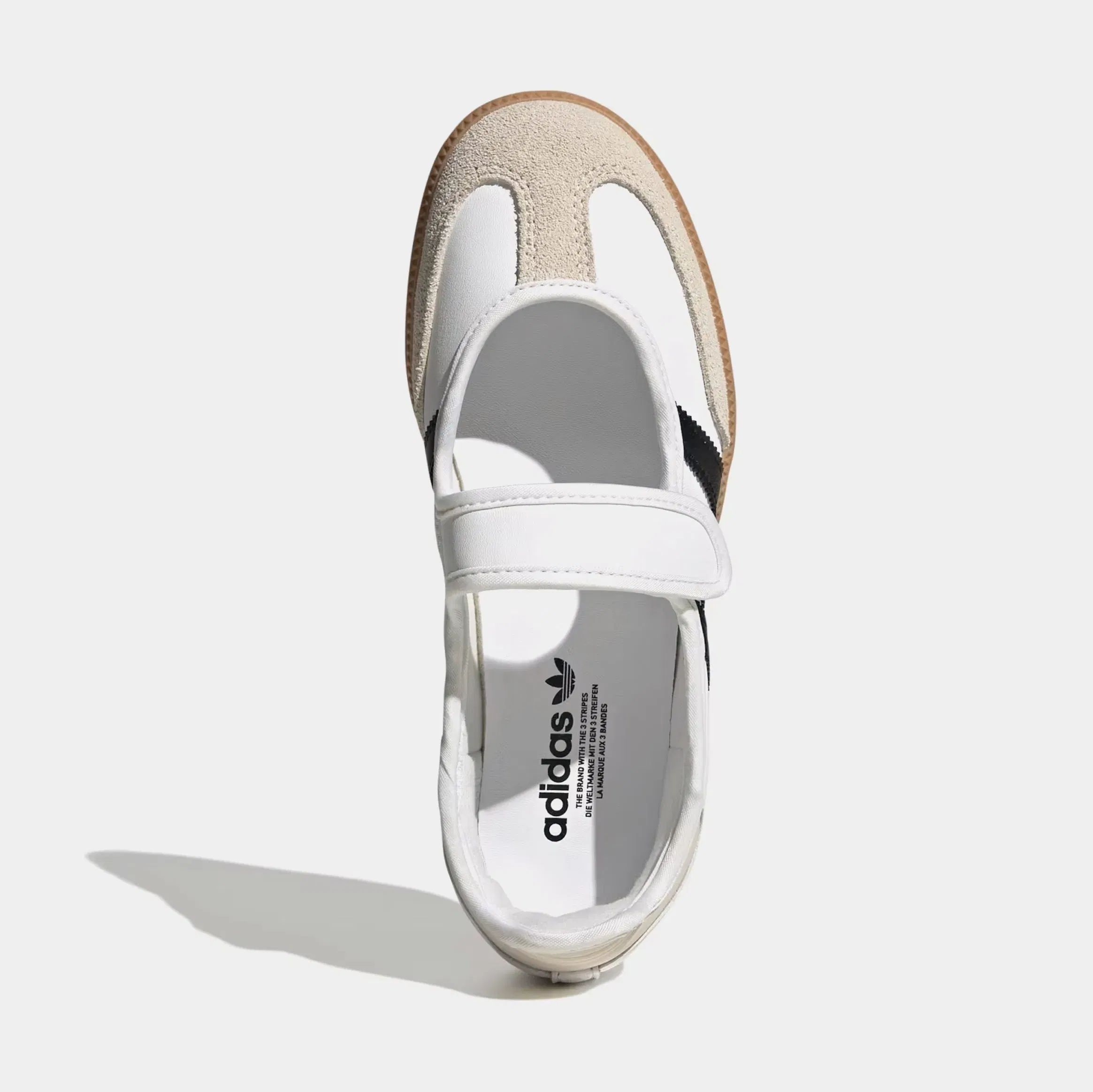 adidas Samba Jane Grade School Lifestyle Shoes (Cloud White/Alumina/Gum)