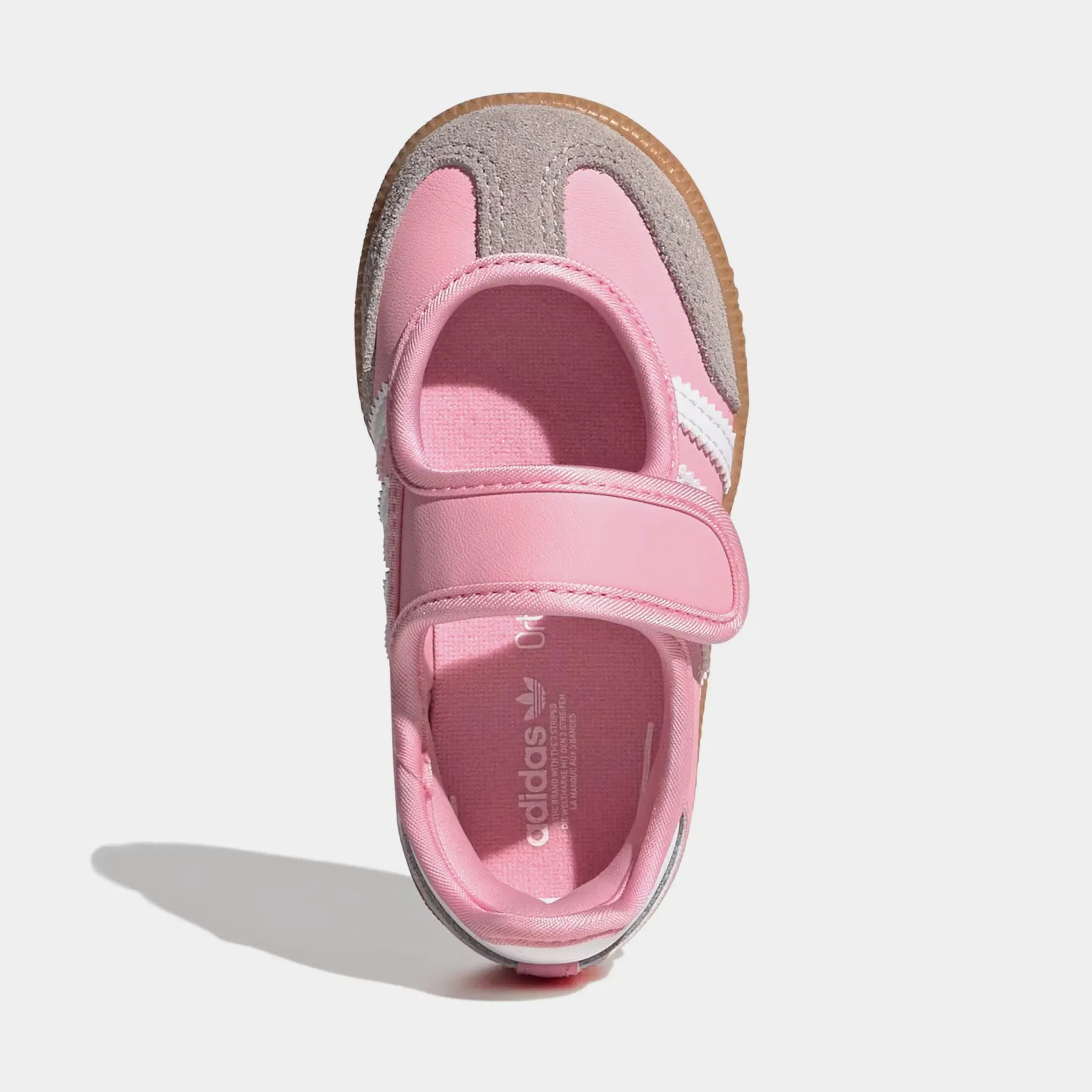 adidas Samba Jane Infant Toddler Lifestyle Shoes (Light Pink/Cloud White/Gum)