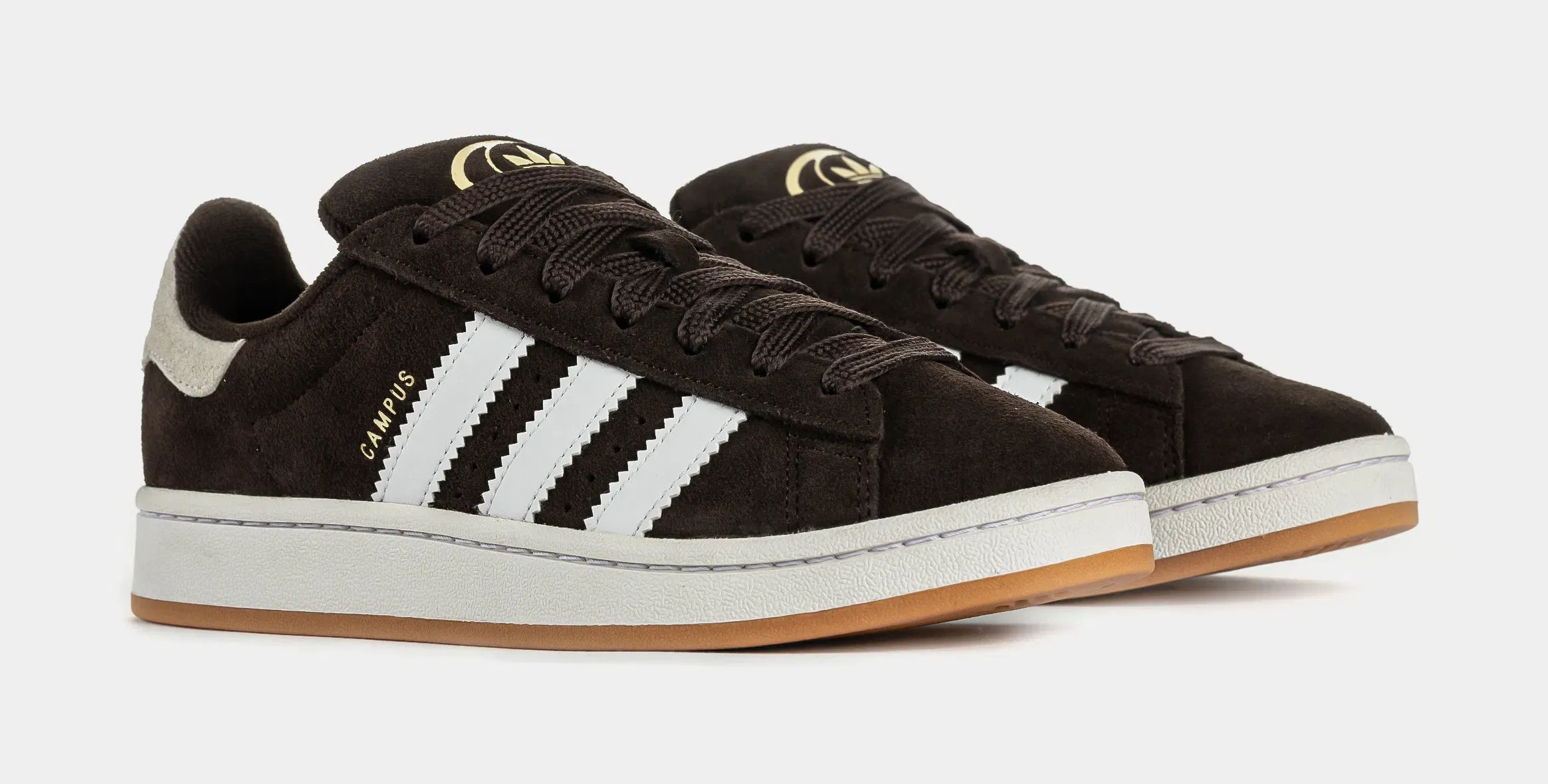 adidas Campus 00s Grade School Lifestyle Shoes (Aurora Coffee/Footwear White/Gum)
