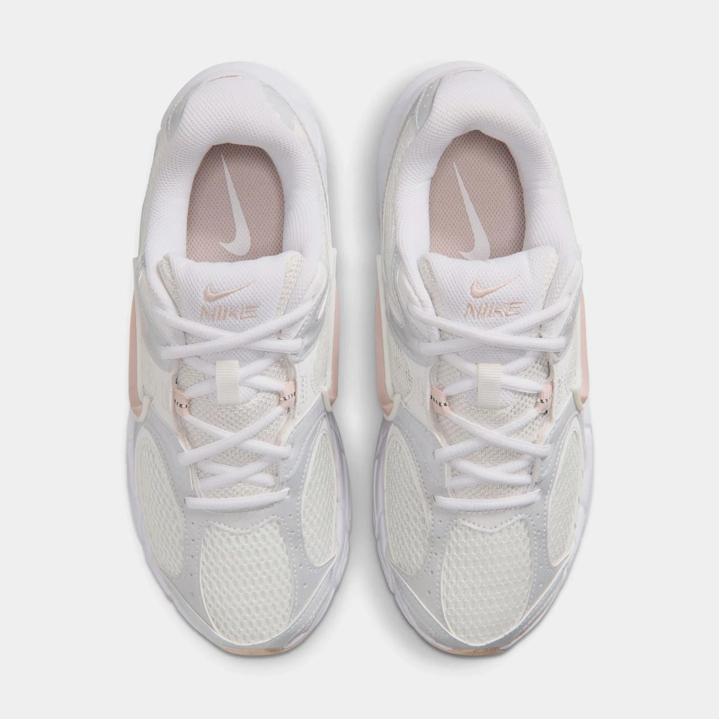 Nike V5 RNR Reflective Accents Womens Running Shoes (Summit White/Silt Red/White/Vast Grey)