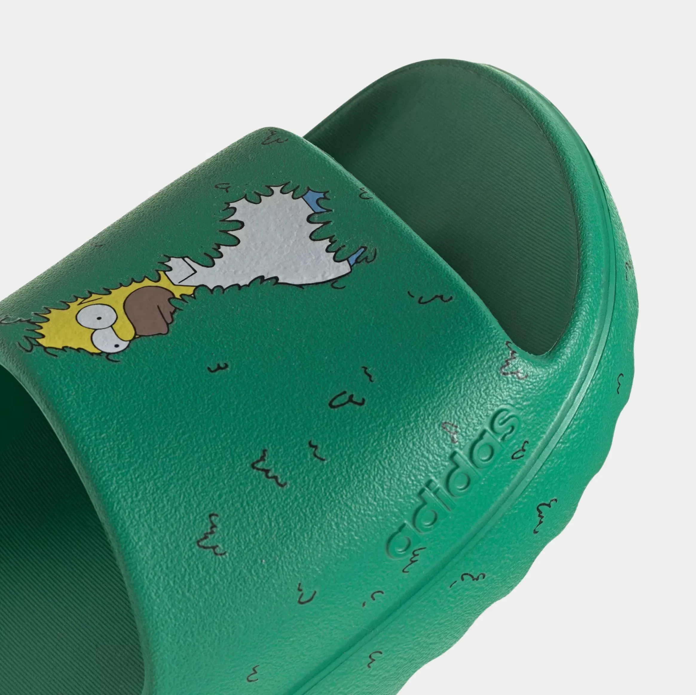 adidas The Simpsons Adilette Lumia Slide Mens Sandals (Court Green/Core Black/Cloud White)