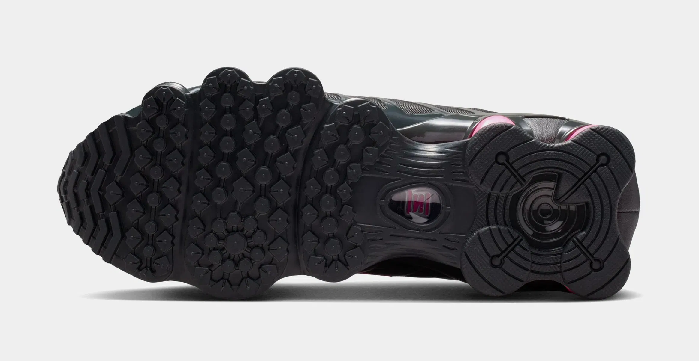 Nike Shox TL Womens Running Shoes (Off Noir/Hyper Pink/Metallic Silver)