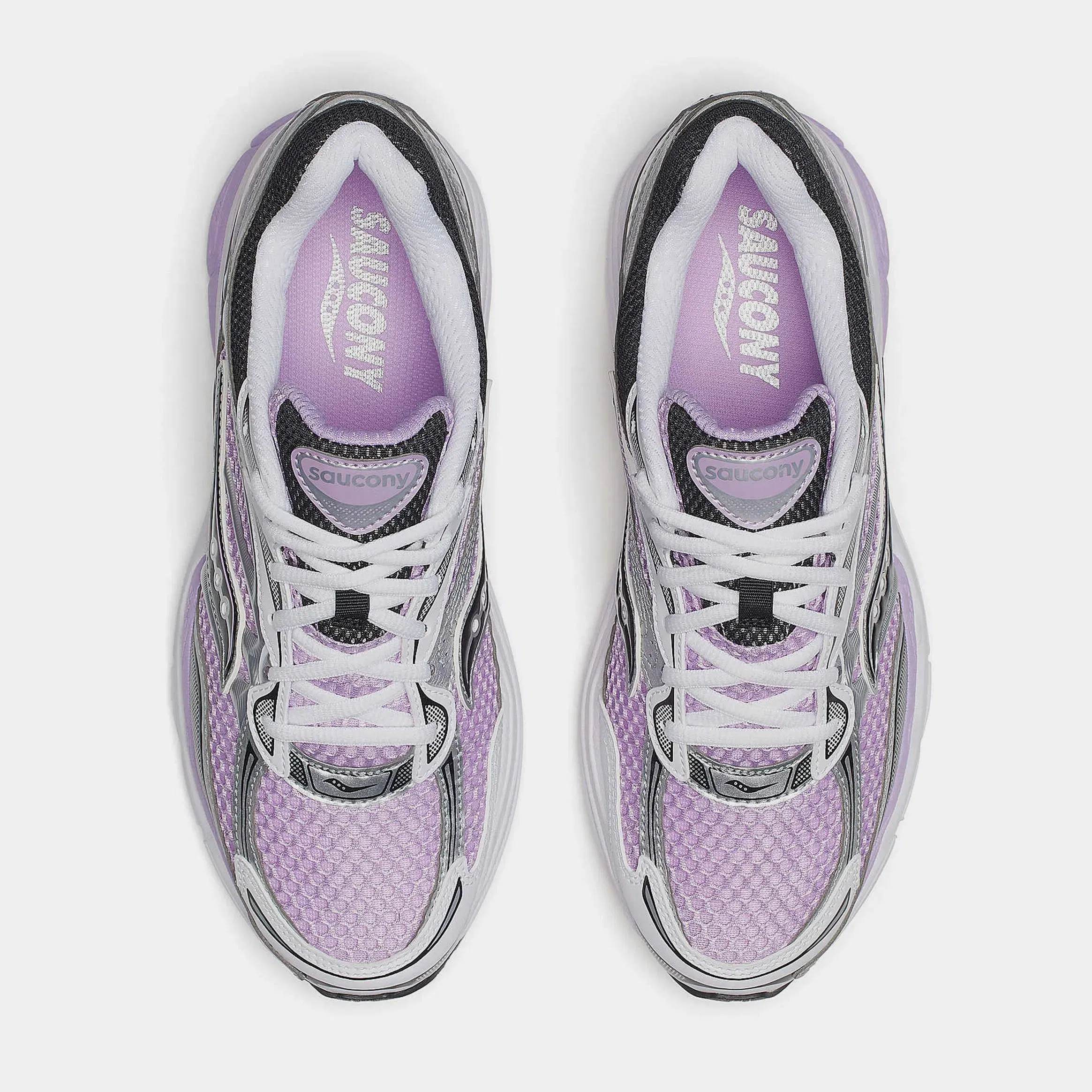 Saucony Progrid Omni 9 Womens Running Shoes (Pink/Silver)
