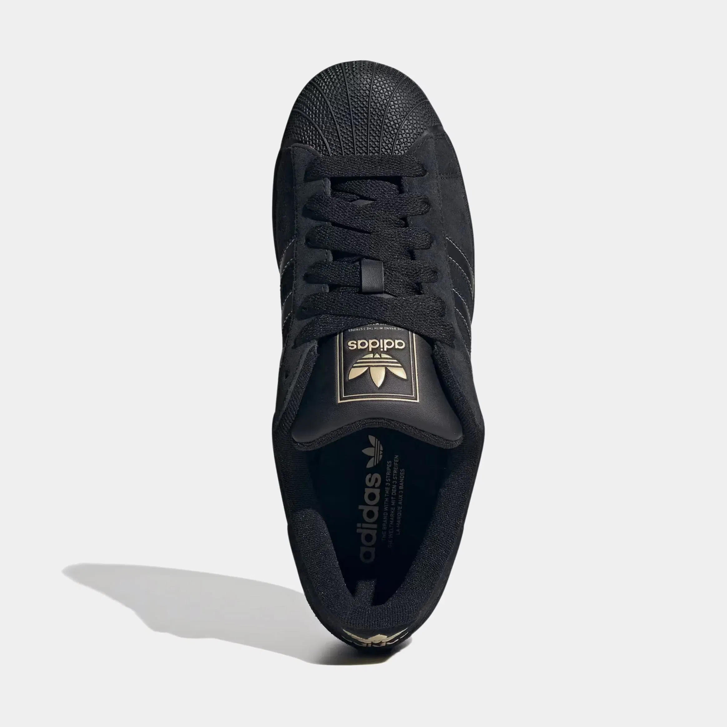 adidas Superstar II Mens Lifestyle Shoes (Core Black/Core Balck/Stone Khaki)