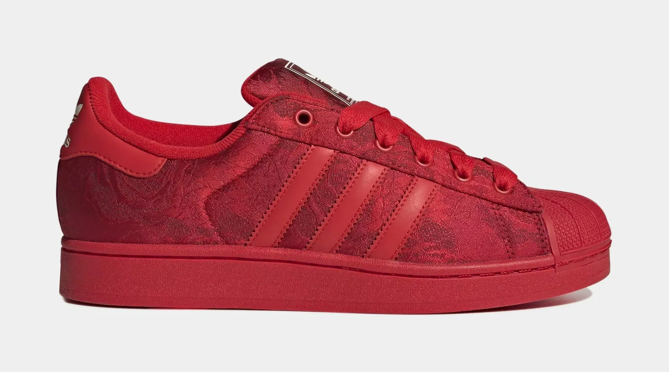 adidas Superstar II Mens Lifestyle Shoes (Better Scarlet/Better Scarlet/Wonder White)