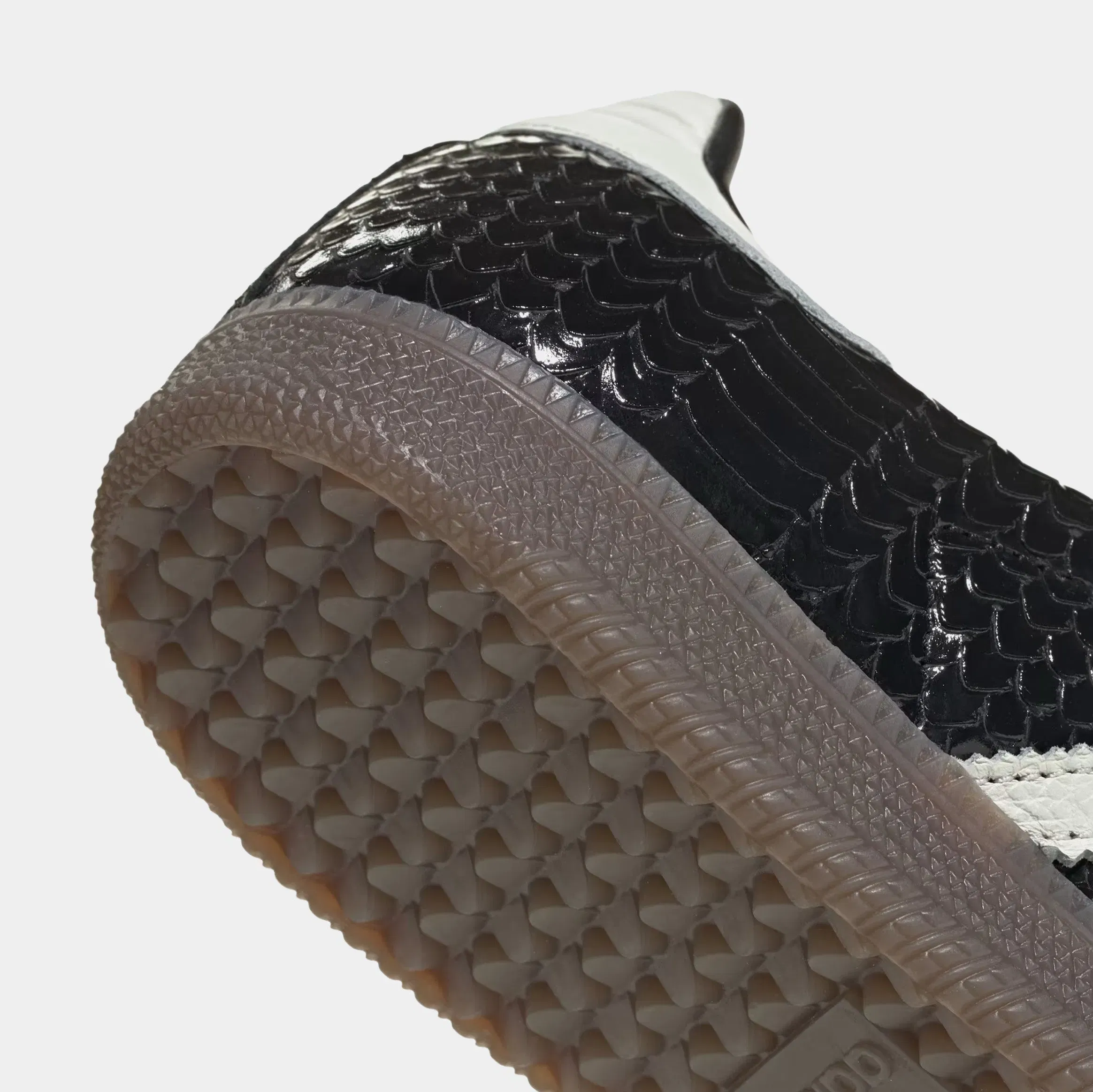 adidas Samba OG Croc Skin Womens Lifestyle Shoes (Core Black/Off White/Gum)