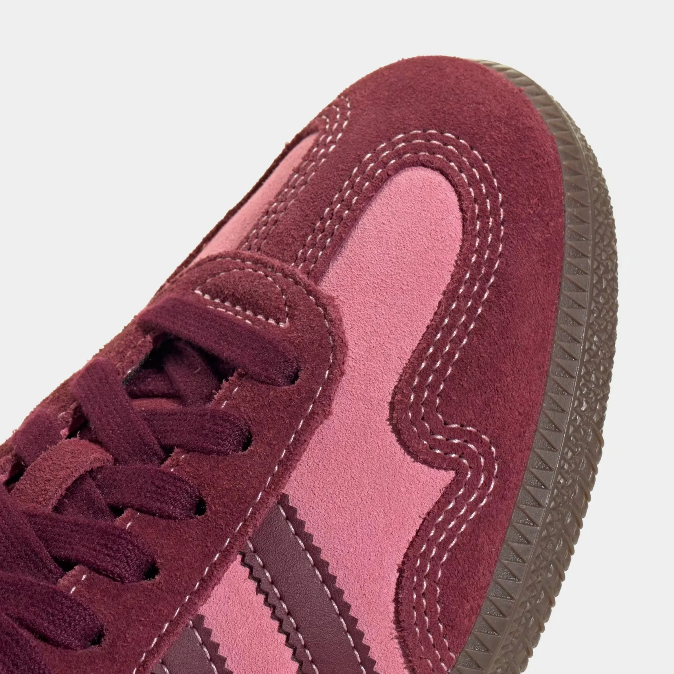 adidas Samba OG Valentines Day Suede Womens Lifestyle Shoes (Pink Spark/Shadow Red/Gum)