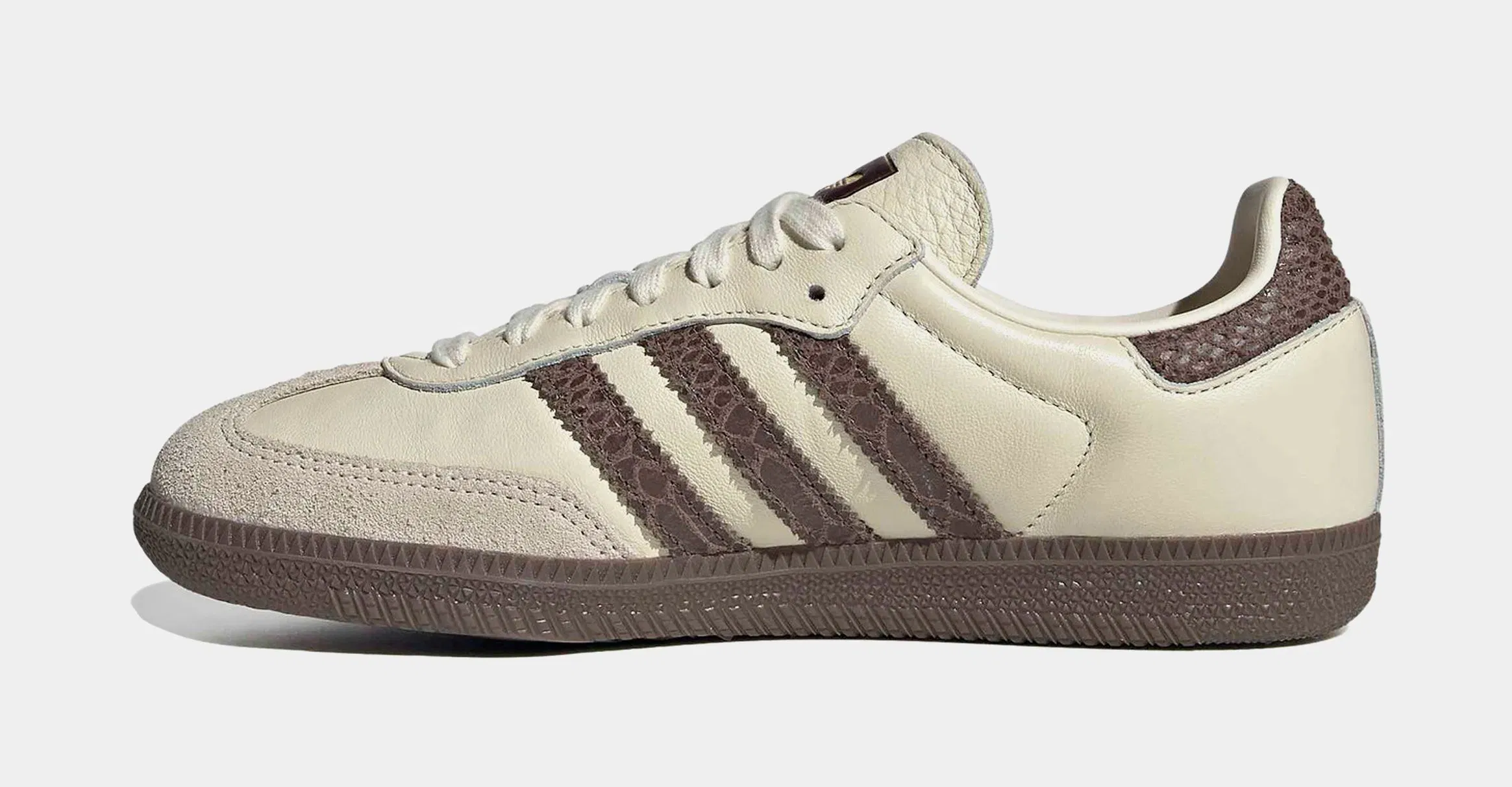 adidas Samba OG Womens Lifestyle Shoes (Cream White/Earth Strata/Maroon)