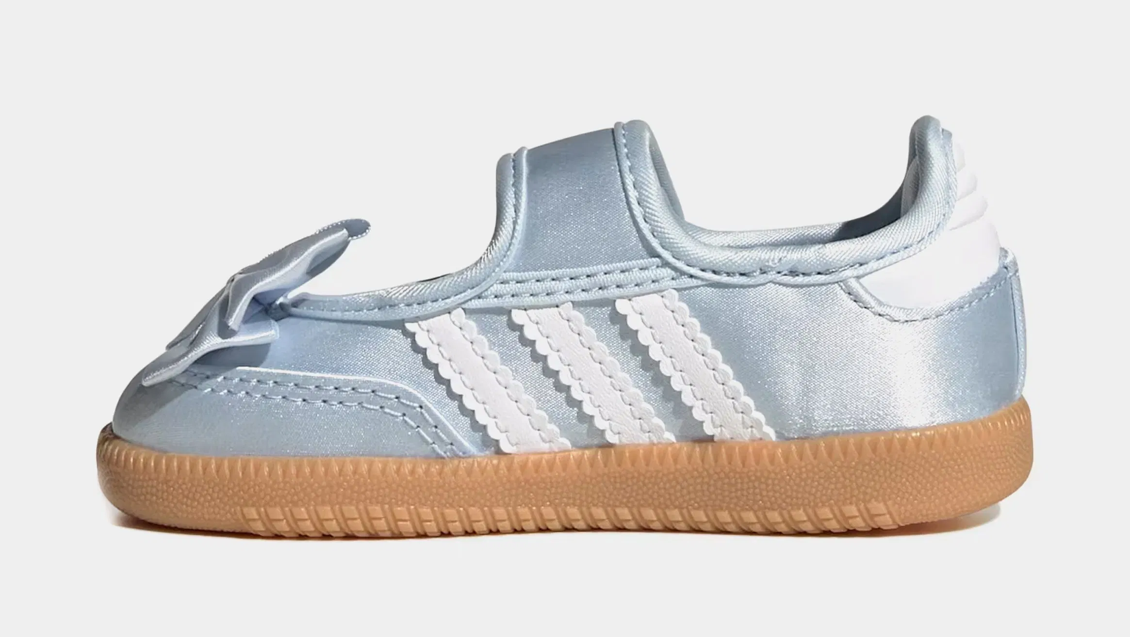 adidas Disney Samba Jane Infant Toddler Lifestyle Shoes (Crystal Sky/Cloud White/Gum)