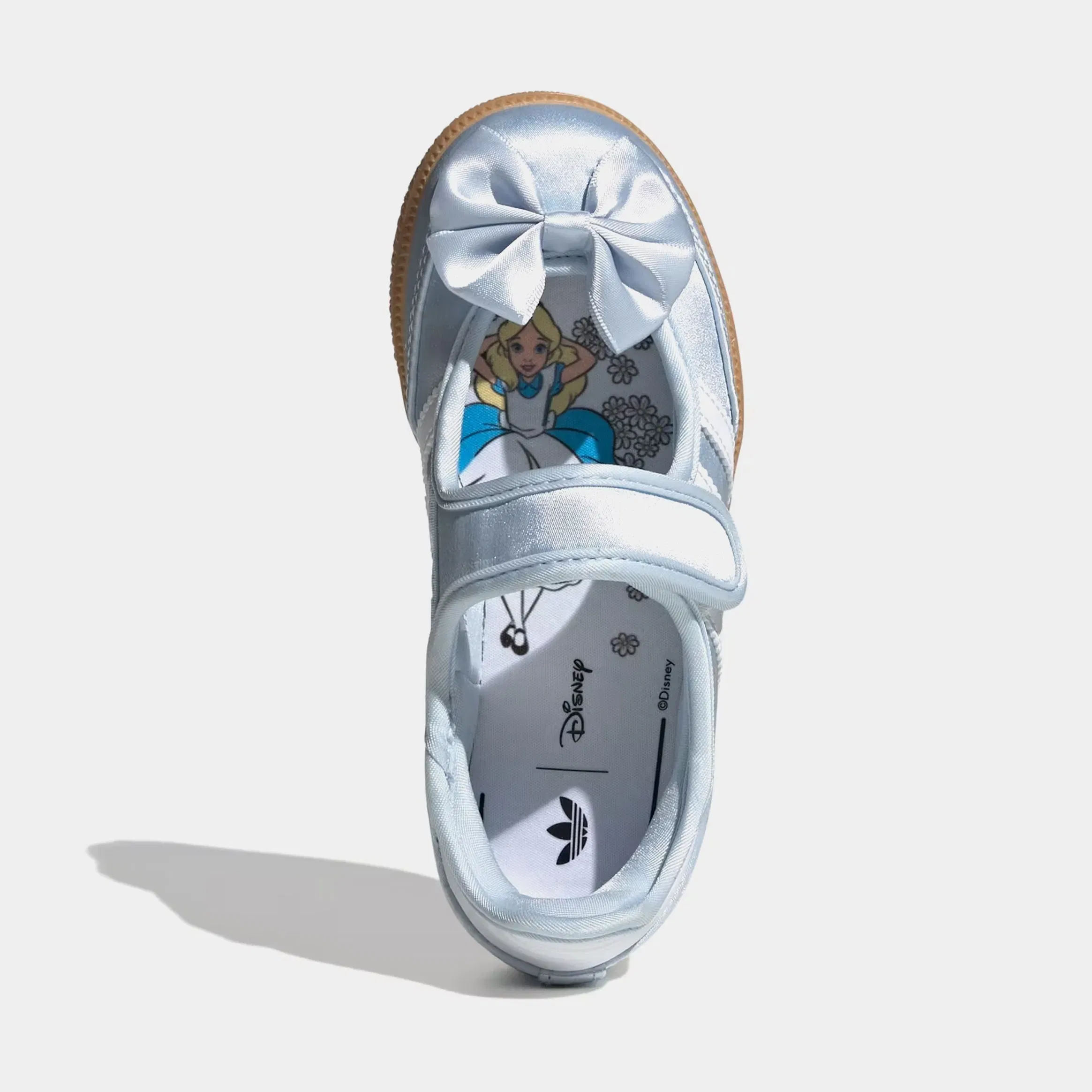 adidas Disney Samba Jane Preschool Lifestyle Shoes (Crystal Sky/Cloud White/Gum)