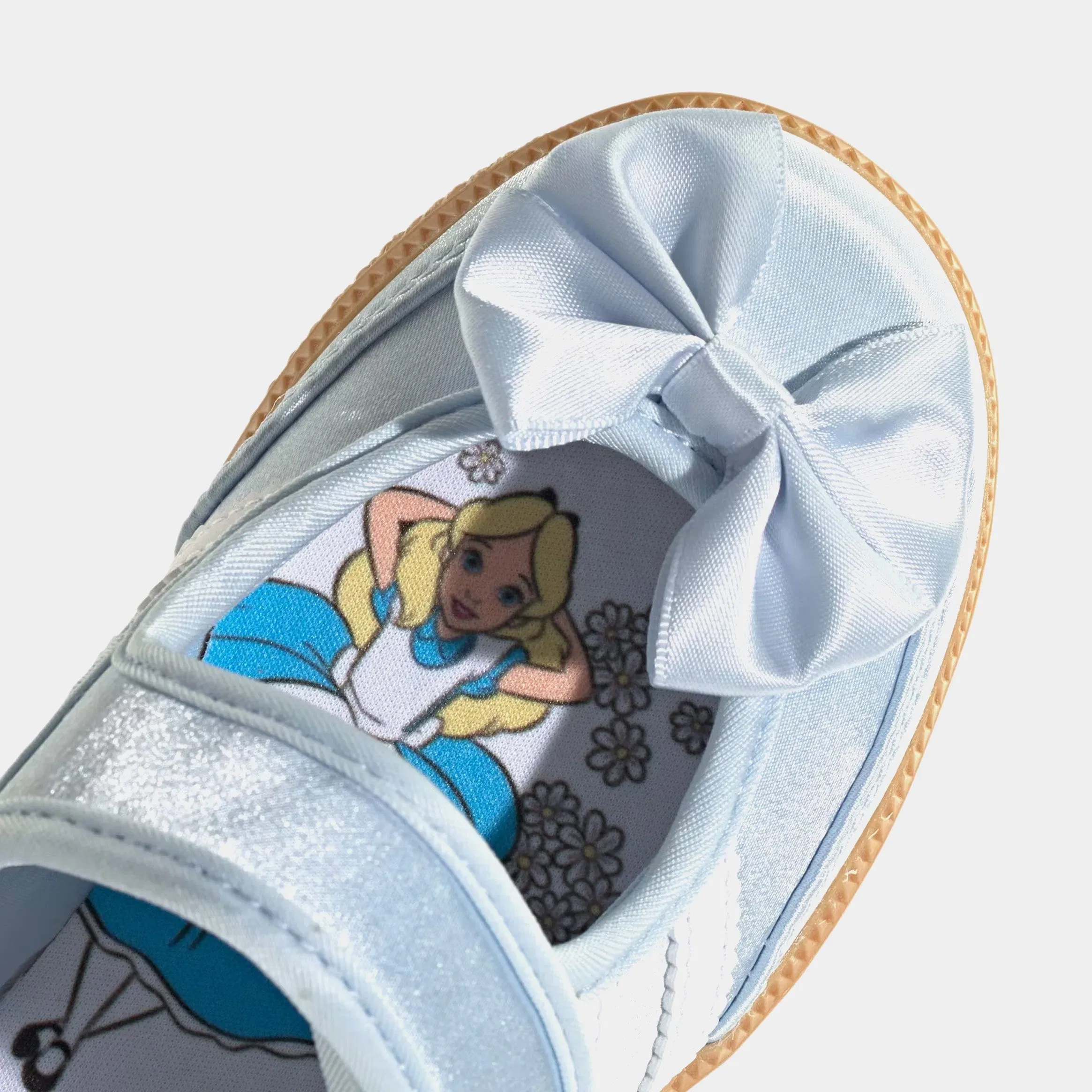 adidas Disney Samba Jane Preschool Lifestyle Shoes (Crystal Sky/Cloud White/Gum)