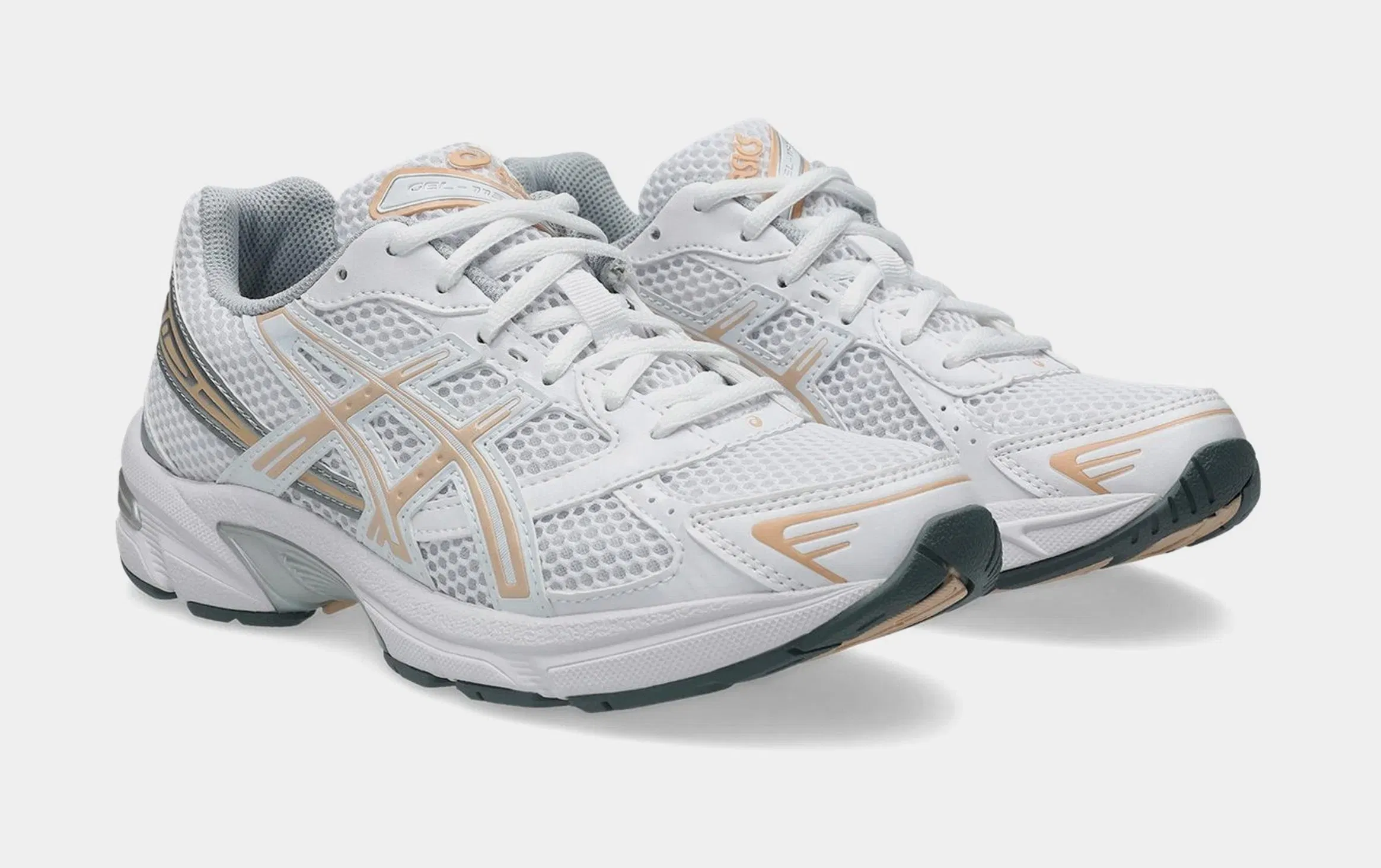 ASICS Gel 1130 Womens Running Shoes (White/Bisque)