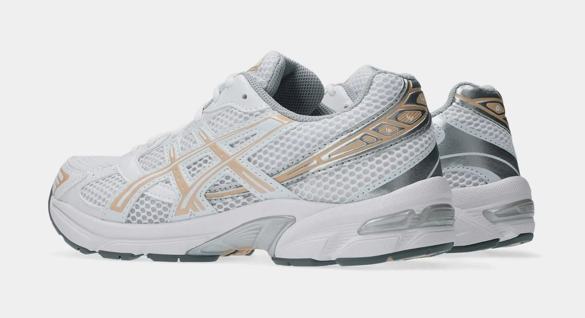 ASICS Gel 1130 Womens Running Shoes (White/Bisque)
