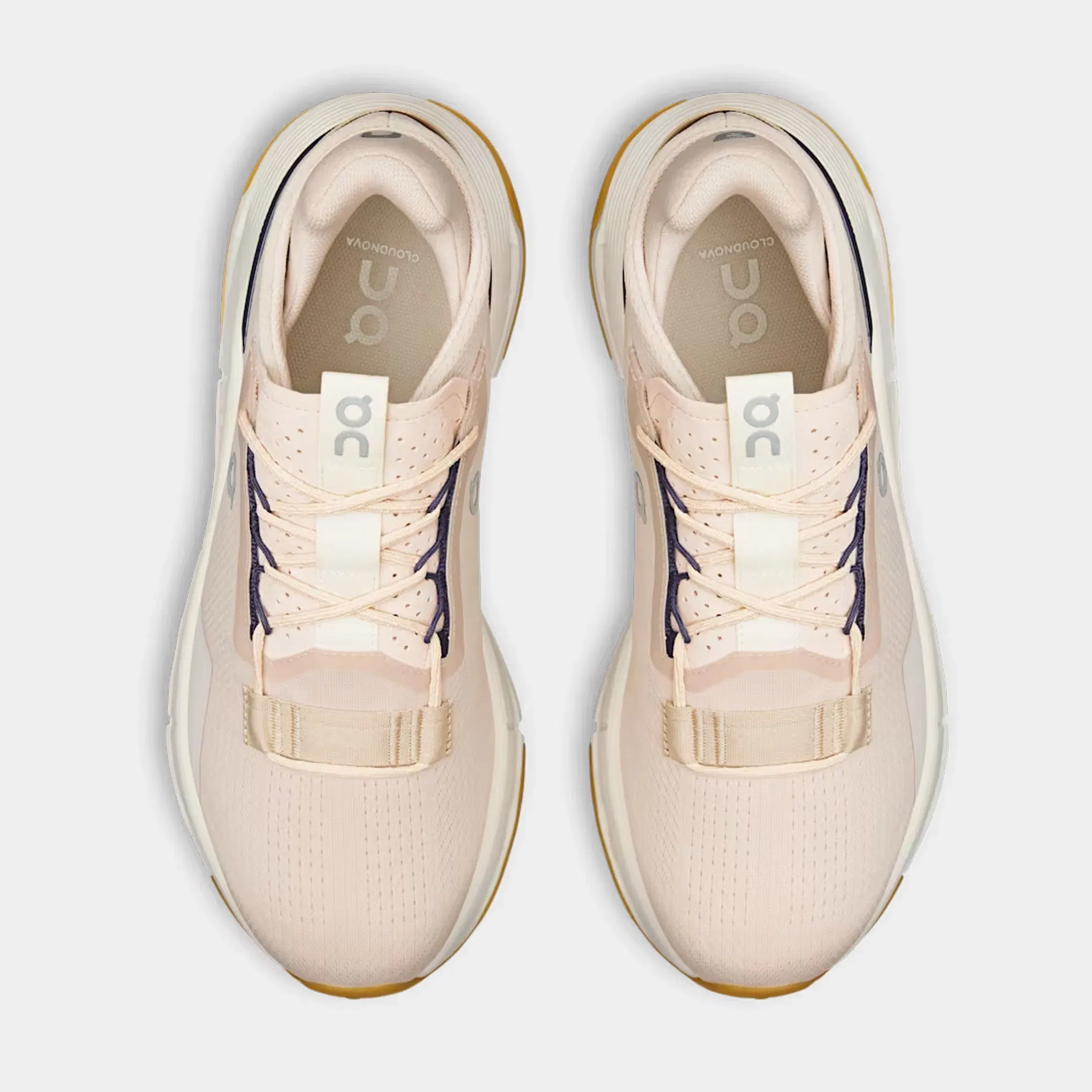 On Running Shoe Palace Exclusive Cloudnova 2 Womens Running Shoes (Shell/Flint)