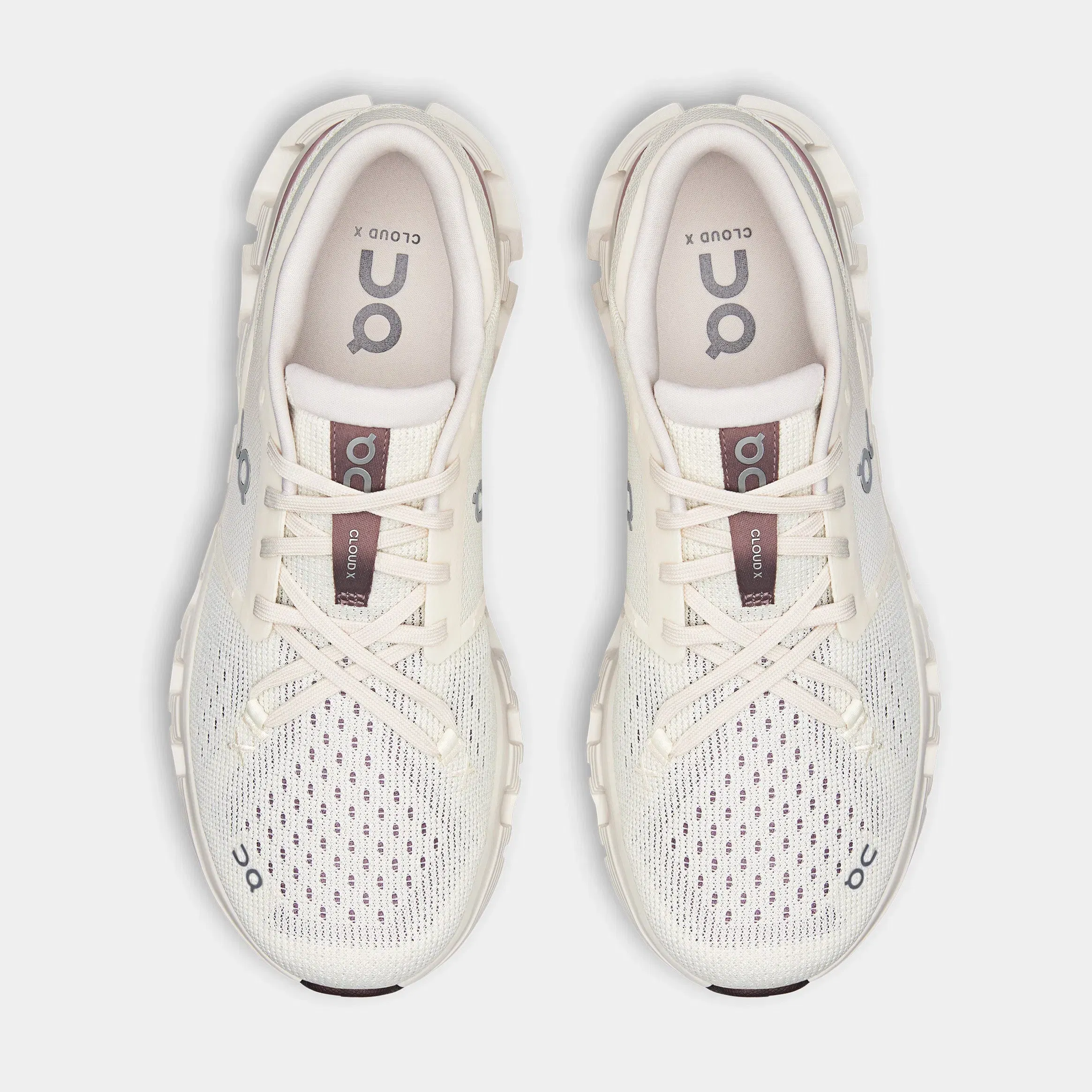 On Running Cloud X 4 Womens Running Shoes (Ivory/Heron)