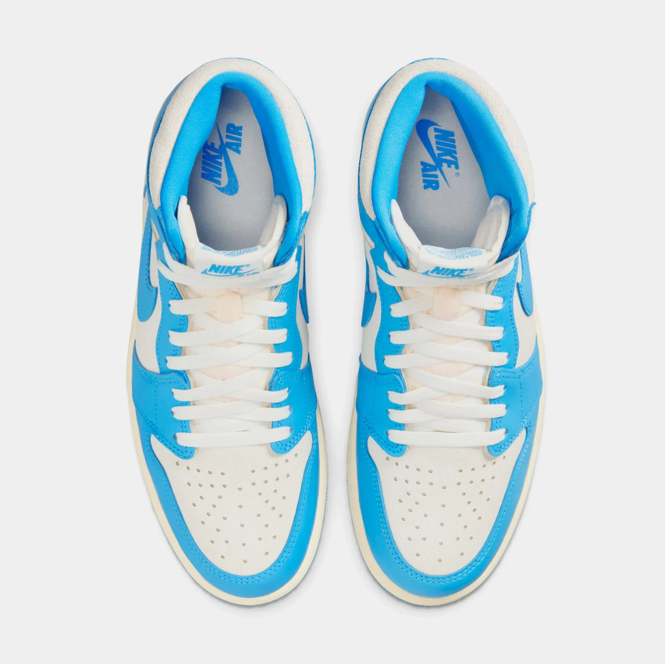 Air Jordan 1 Retro High OG UNC Reimagined Mens Lifestyle Shoes (Dark Powder Blue/Dark Powder Blue/Sail)