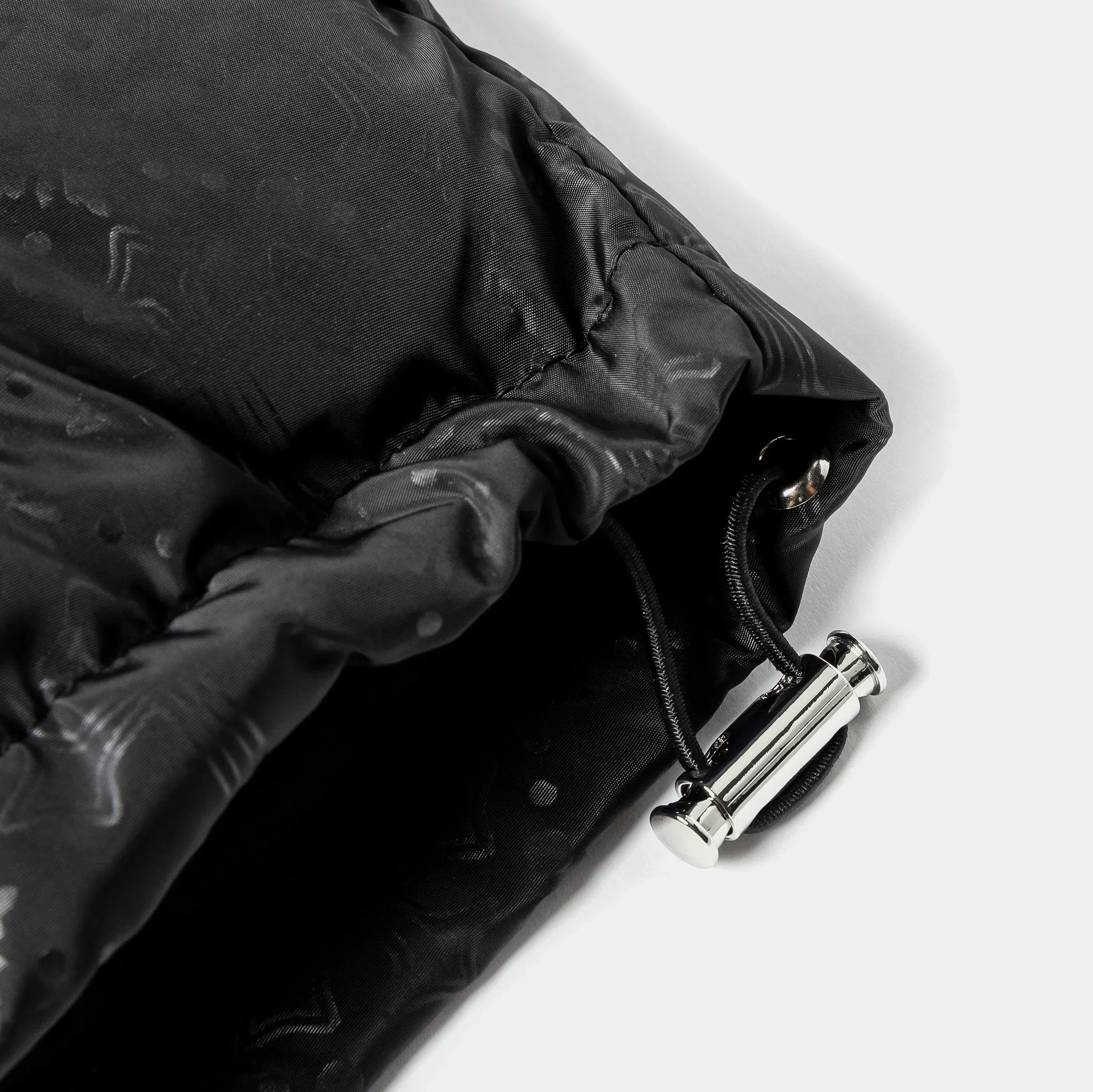 MAISON ARTICLE Quilted Cross Puffer Mens Jacket (Black/Black)