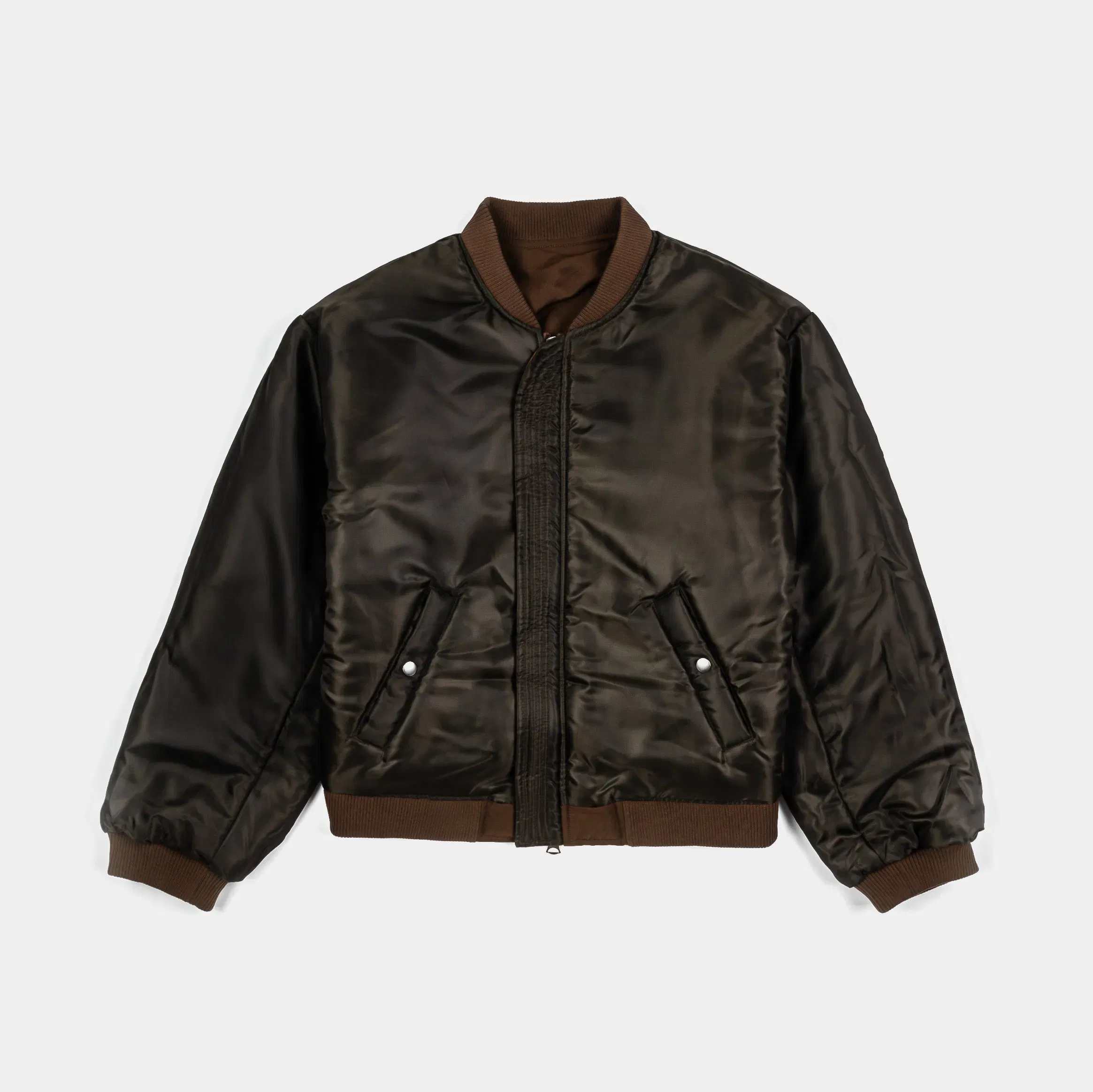 MAISON ARTICLE Reversible Bomber Mens Jacket (Brown)