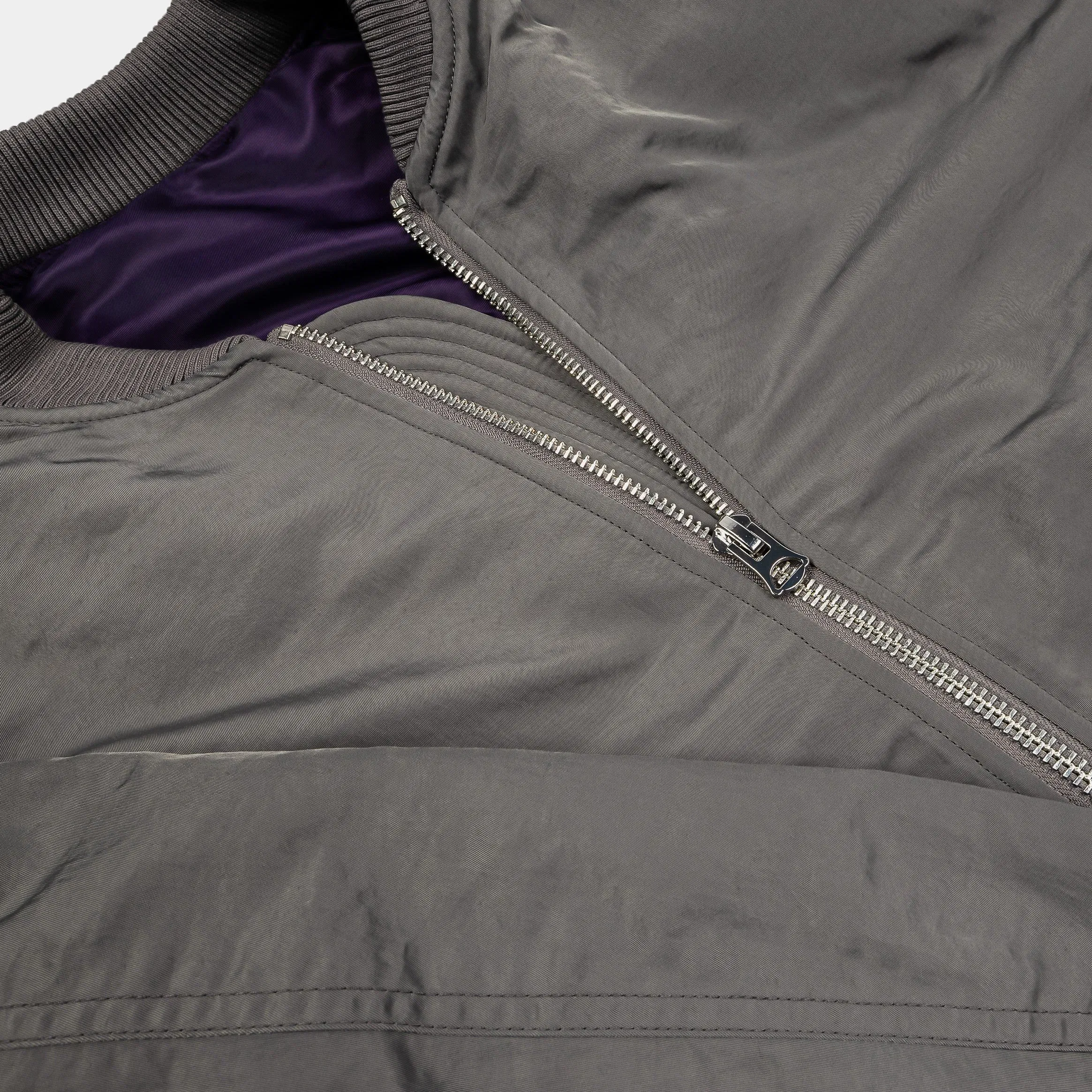 MAISON ARTICLE Reversible Bomber Mens Jacket (Purple/Grey)