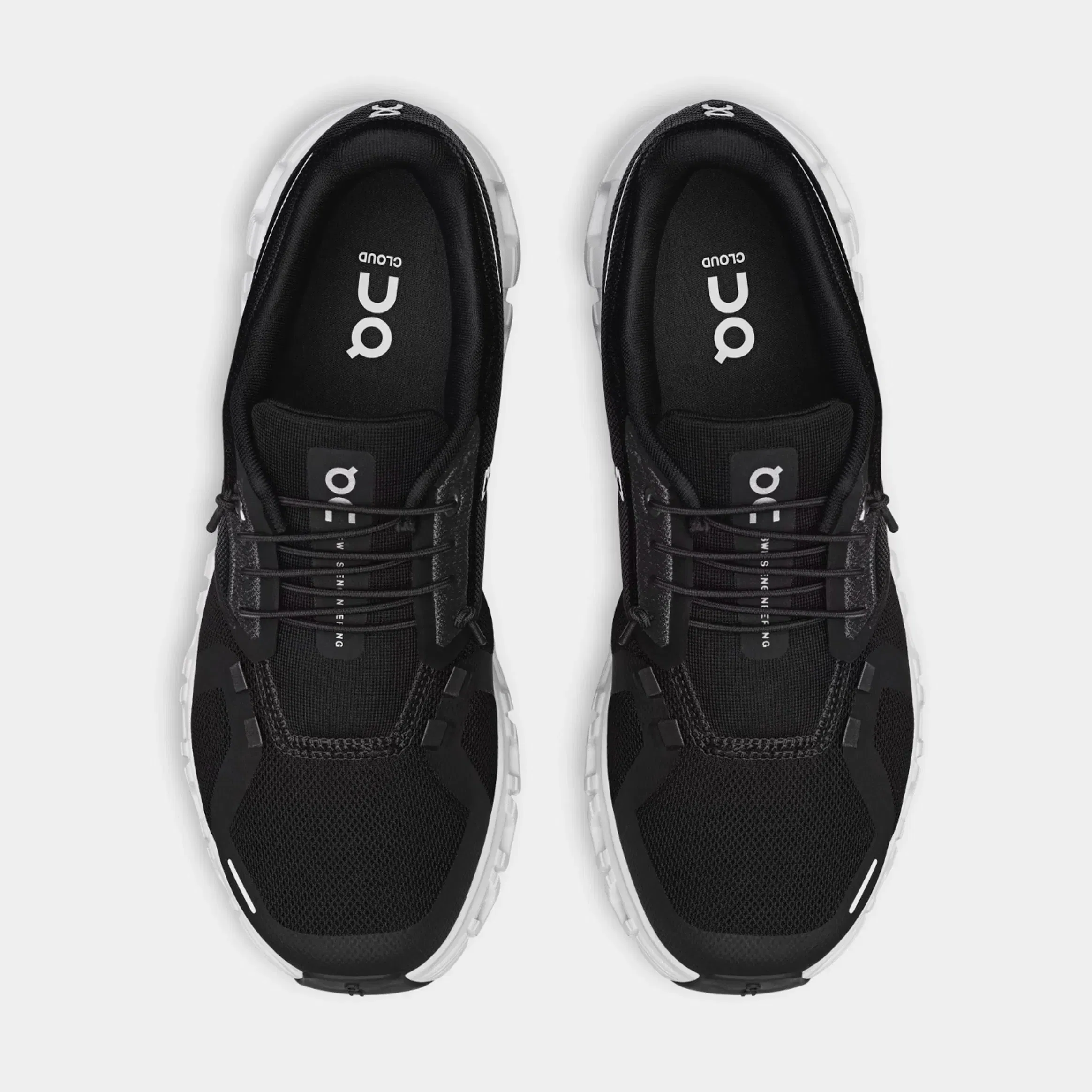 On Running Cloud 6 Womens Running Shoes (Black/White)