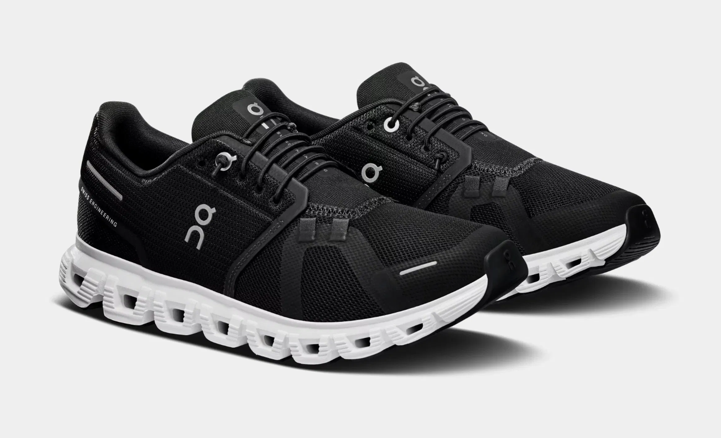 On Running Cloud 6 Womens Running Shoes (Black/White)