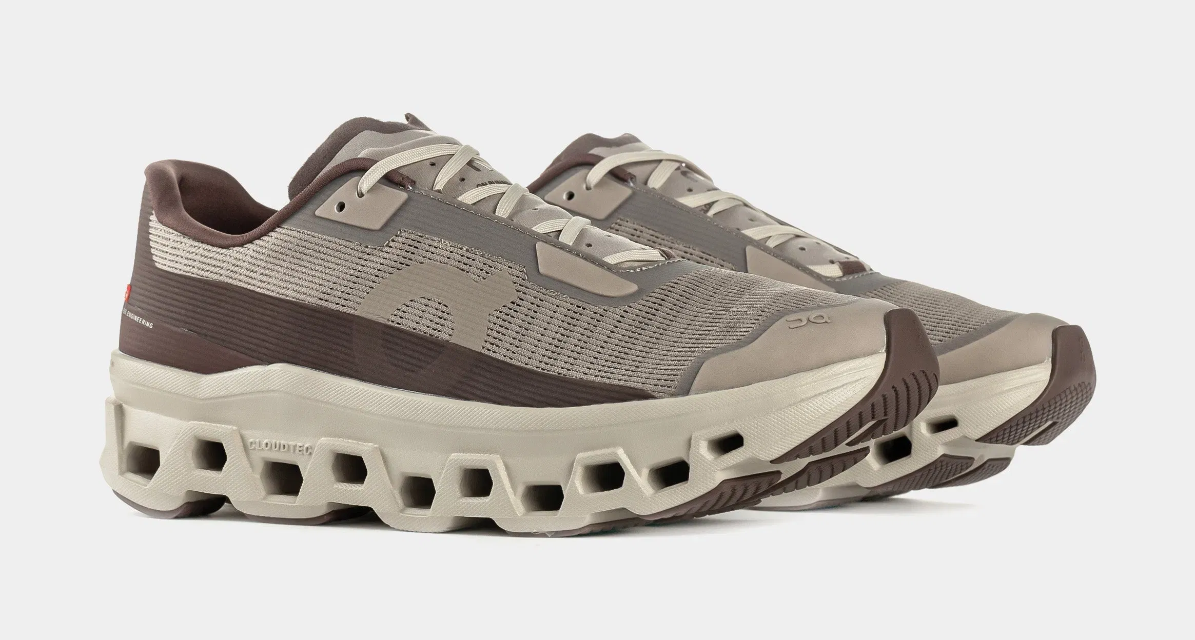 On Running Cloudmonster Void Mens Running Shoes (Fog/Pearl)