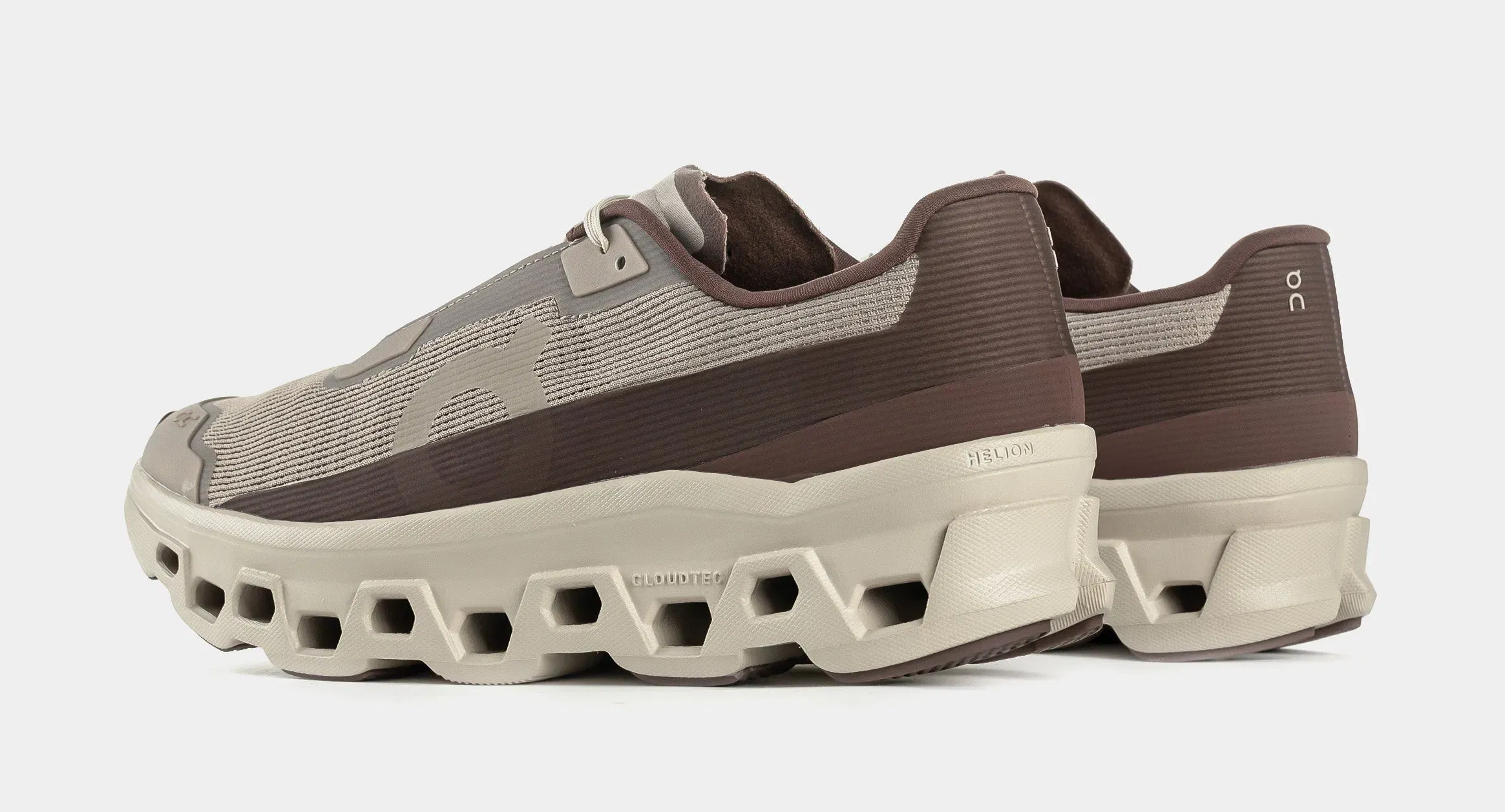 On Running Cloudmonster Void Mens Running Shoes (Fog/Pearl)