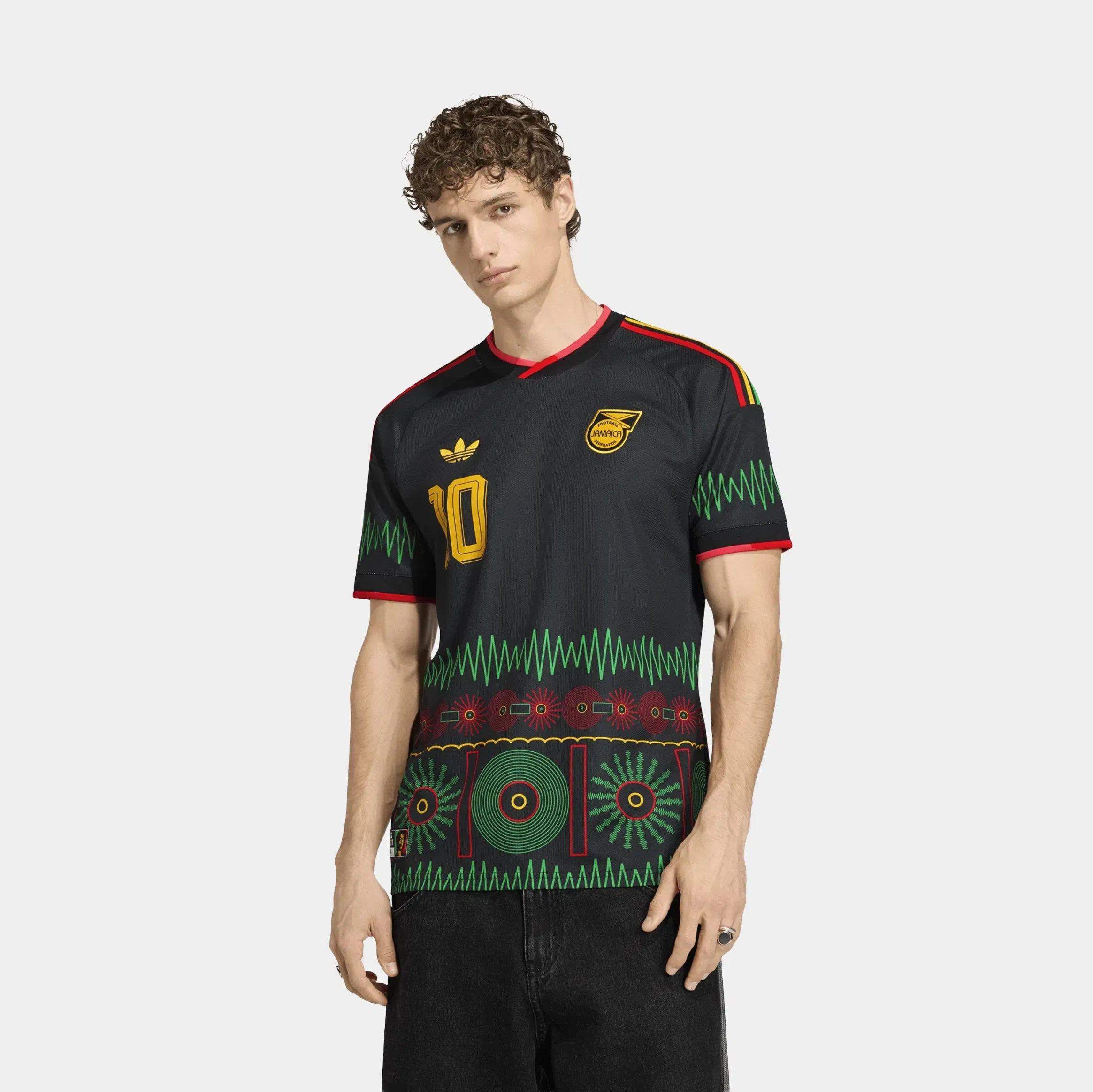 adidas Jamaica 26 x Bob Marley Away Mens Jersey (Black)