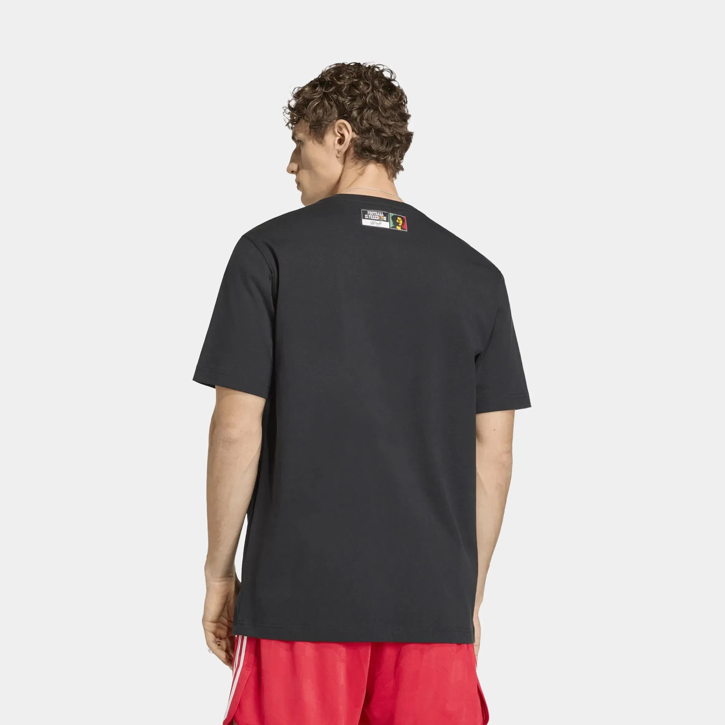 adidas Bob Marley Originals Mens Short Sleeve Shirt (Black)