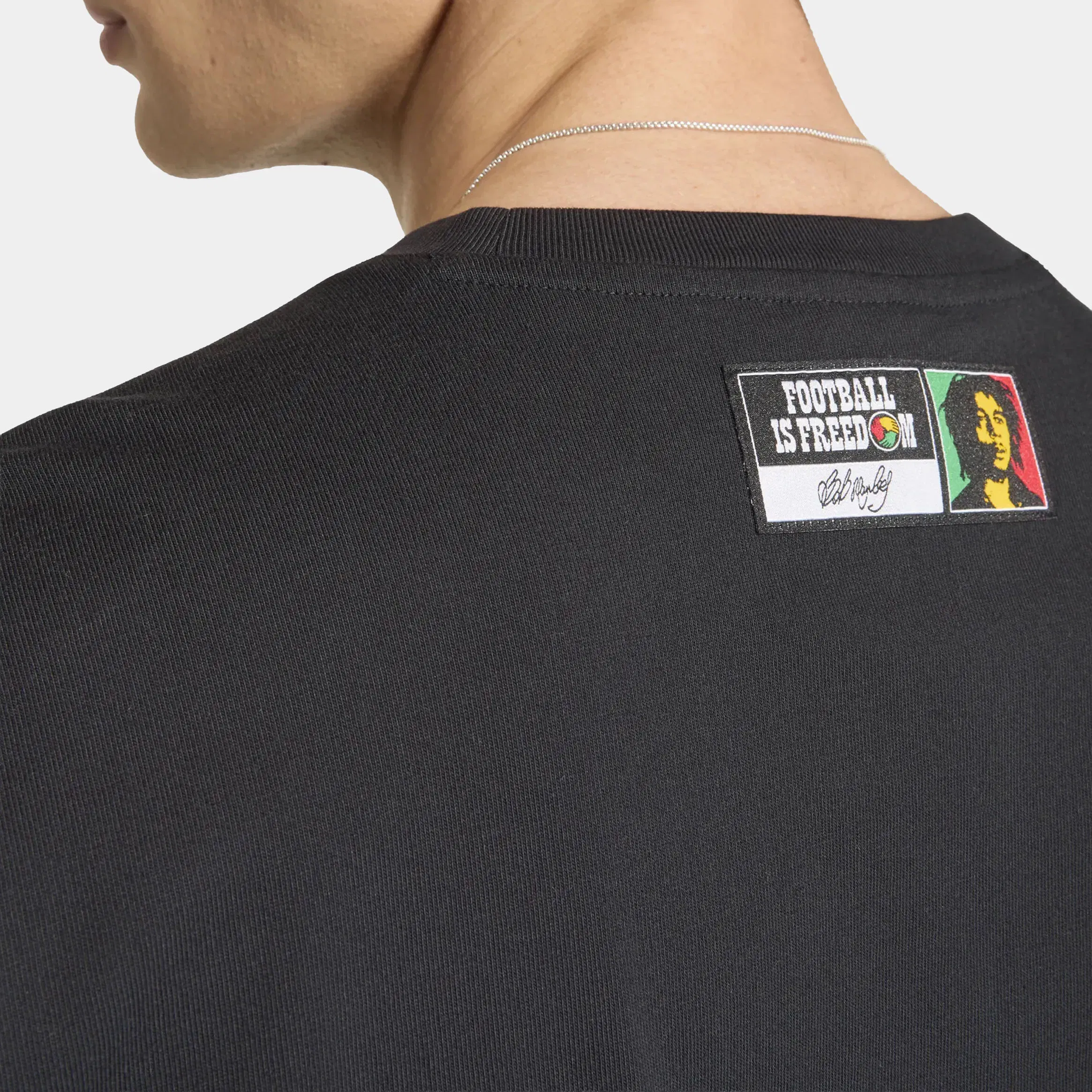 adidas Bob Marley Originals Mens Short Sleeve Shirt (Black)