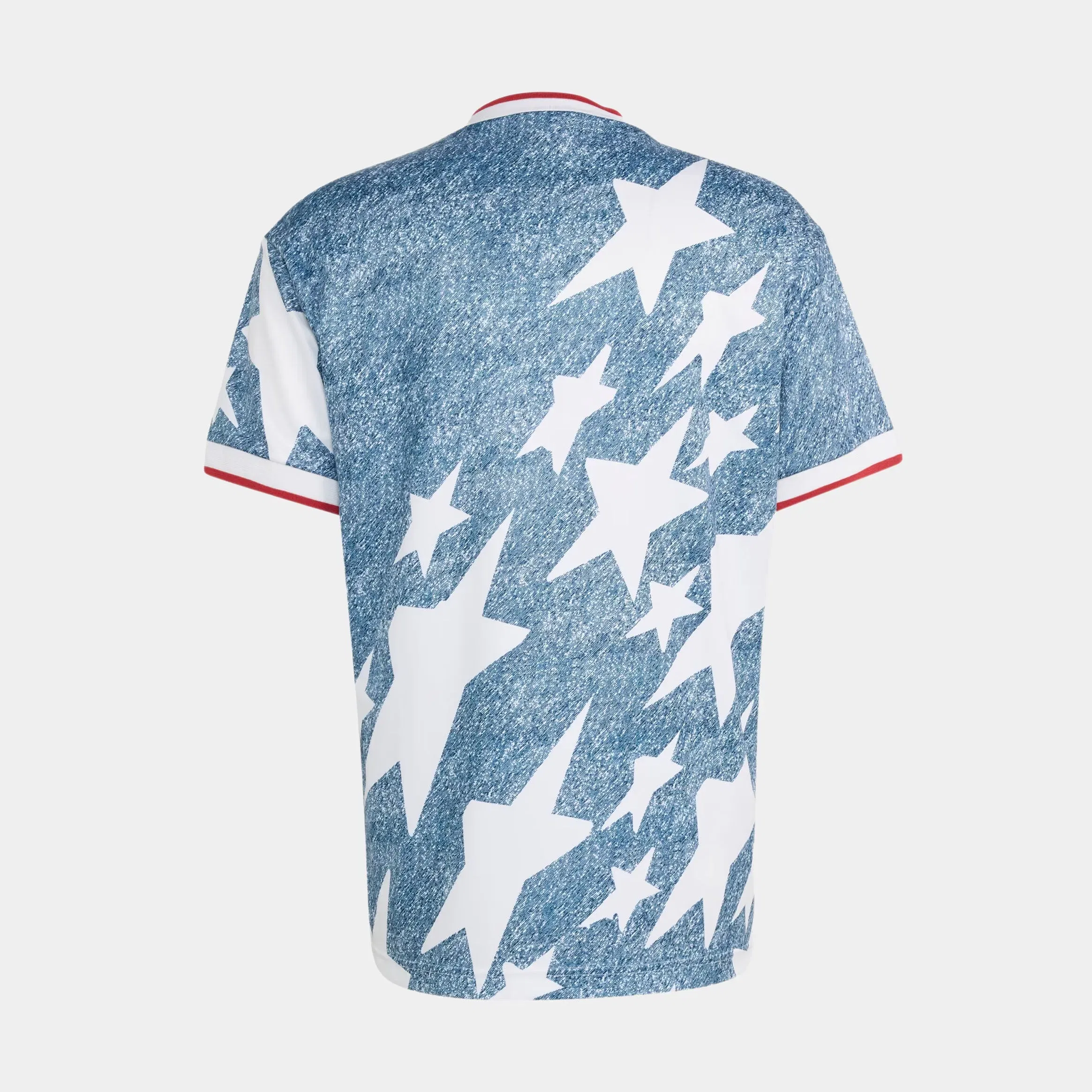 adidas Denim Star Graphic Mens Jersey (Blue/White)