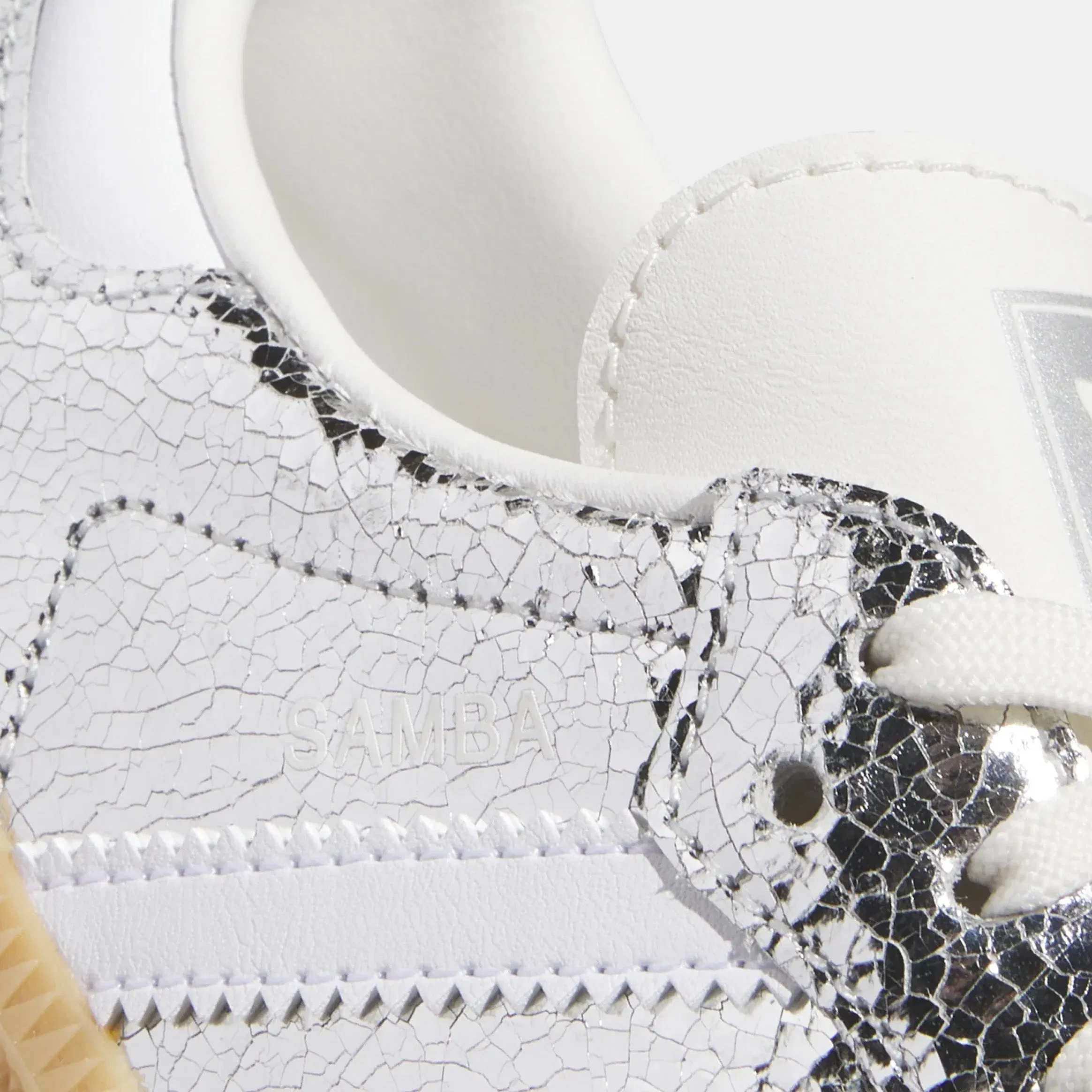 adidas Samba OG Preschool Lifestyle Shoes (Silver Metallic/Cloud White/Core White)
