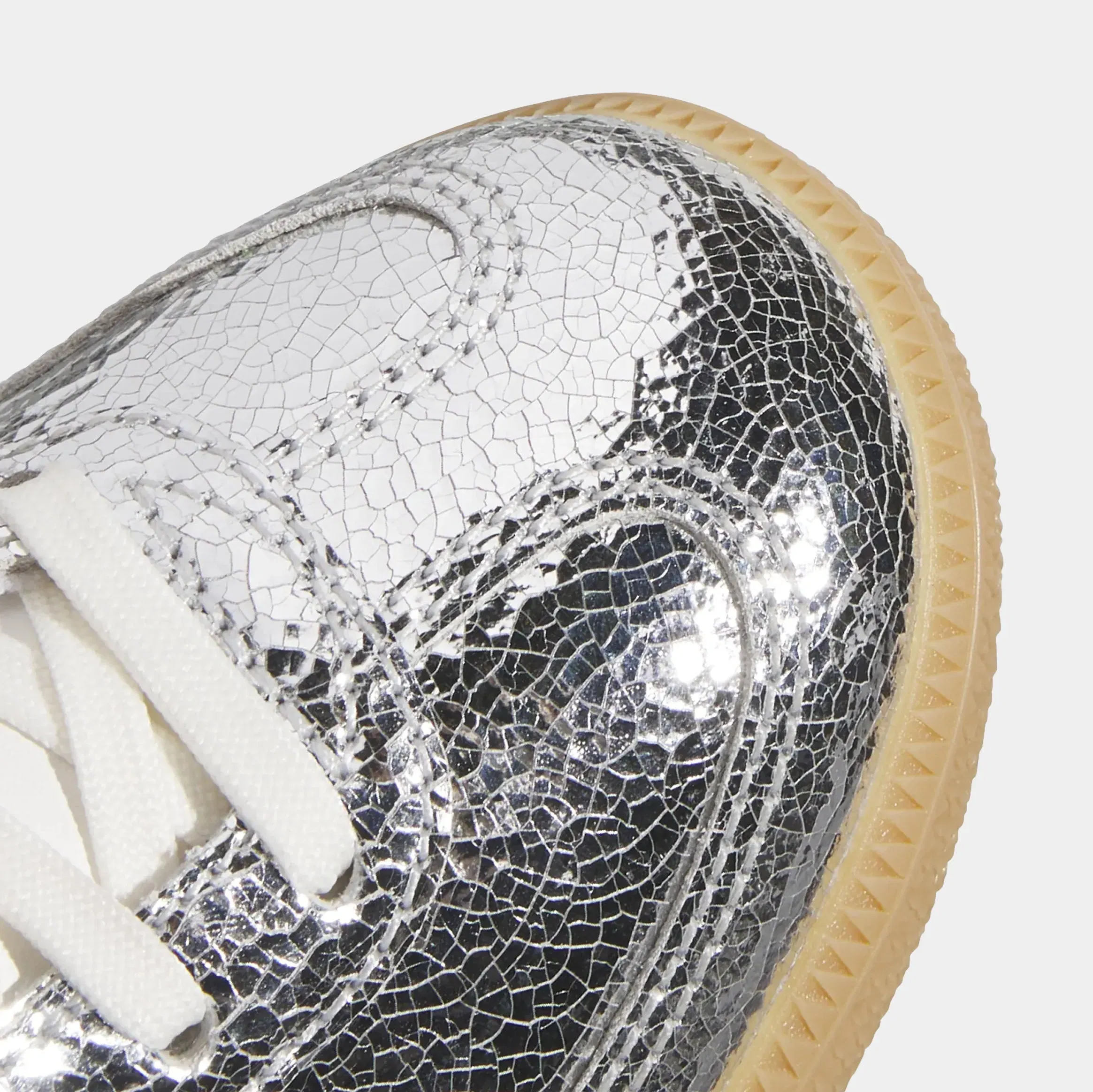 adidas Samba OG Preschool Lifestyle Shoes (Silver Metallic/Cloud White/Core White)