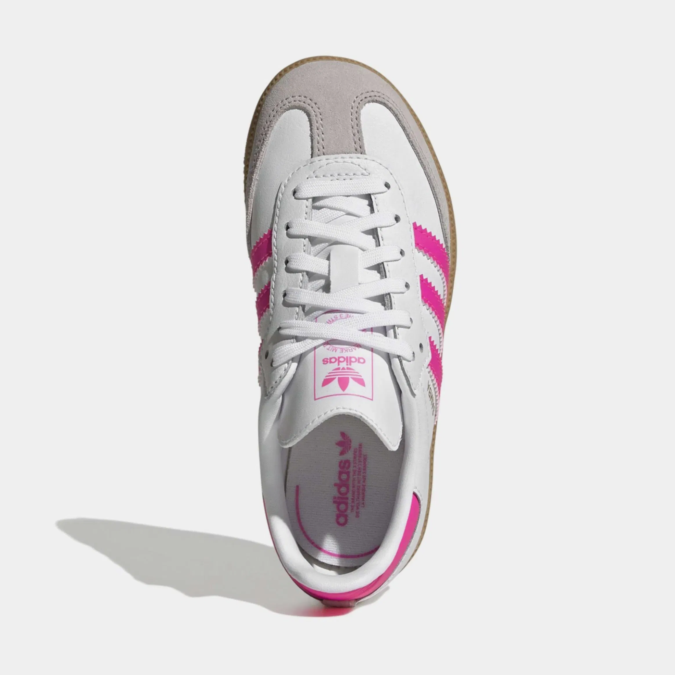 adidas Samba OG Preschool Lifestyle Shoes (Lucid Pink/Cloud White)