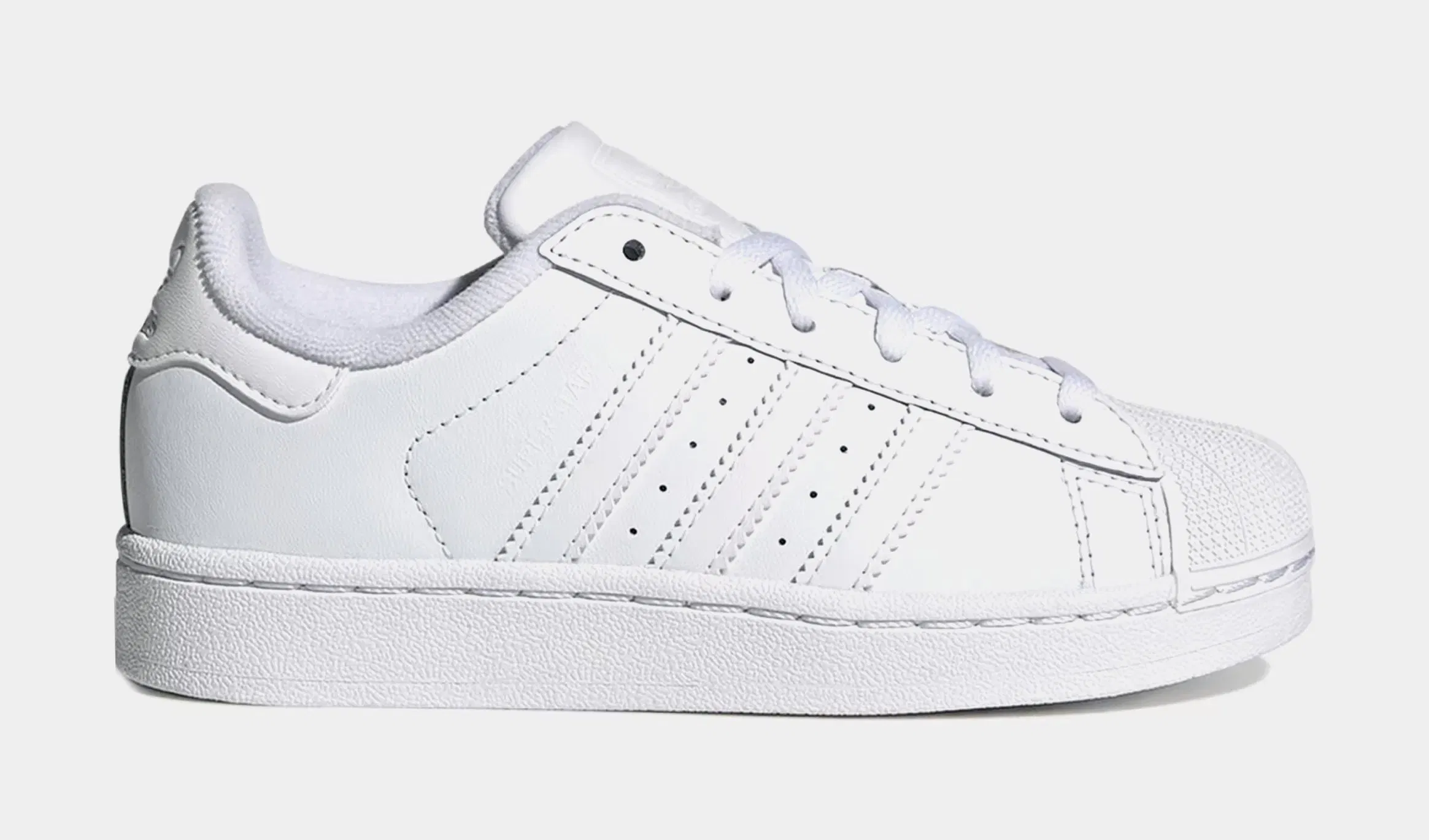 adidas Superstar II Preschool Lifestyle Shoes (CLoud White/Cloud White)