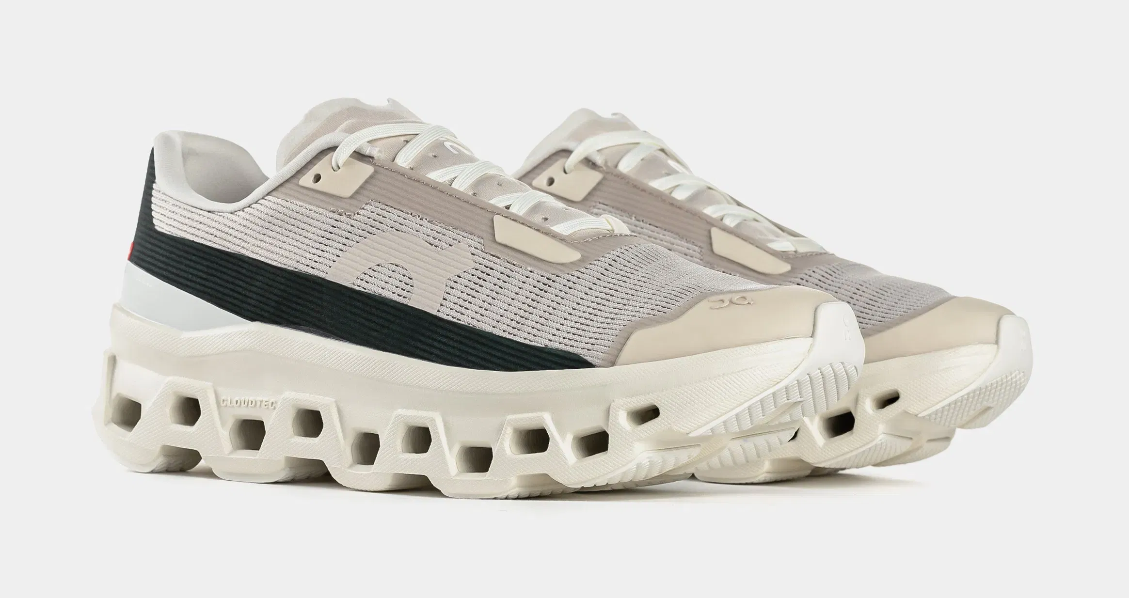 On Running Cloudmonster Void Womens Running Shoes (Beige/Blue)